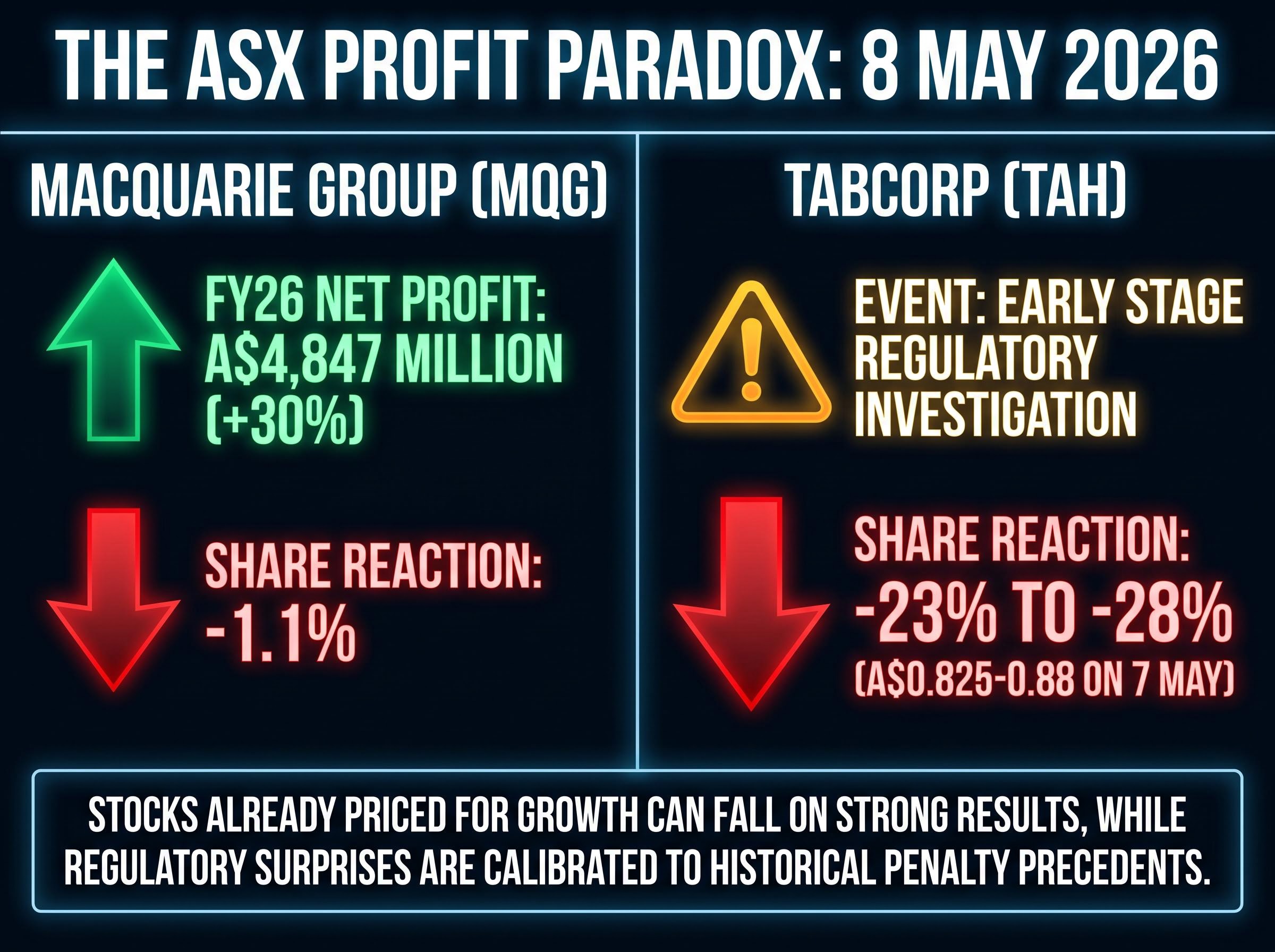 The 8 May 2026 ASX Profit Paradox
