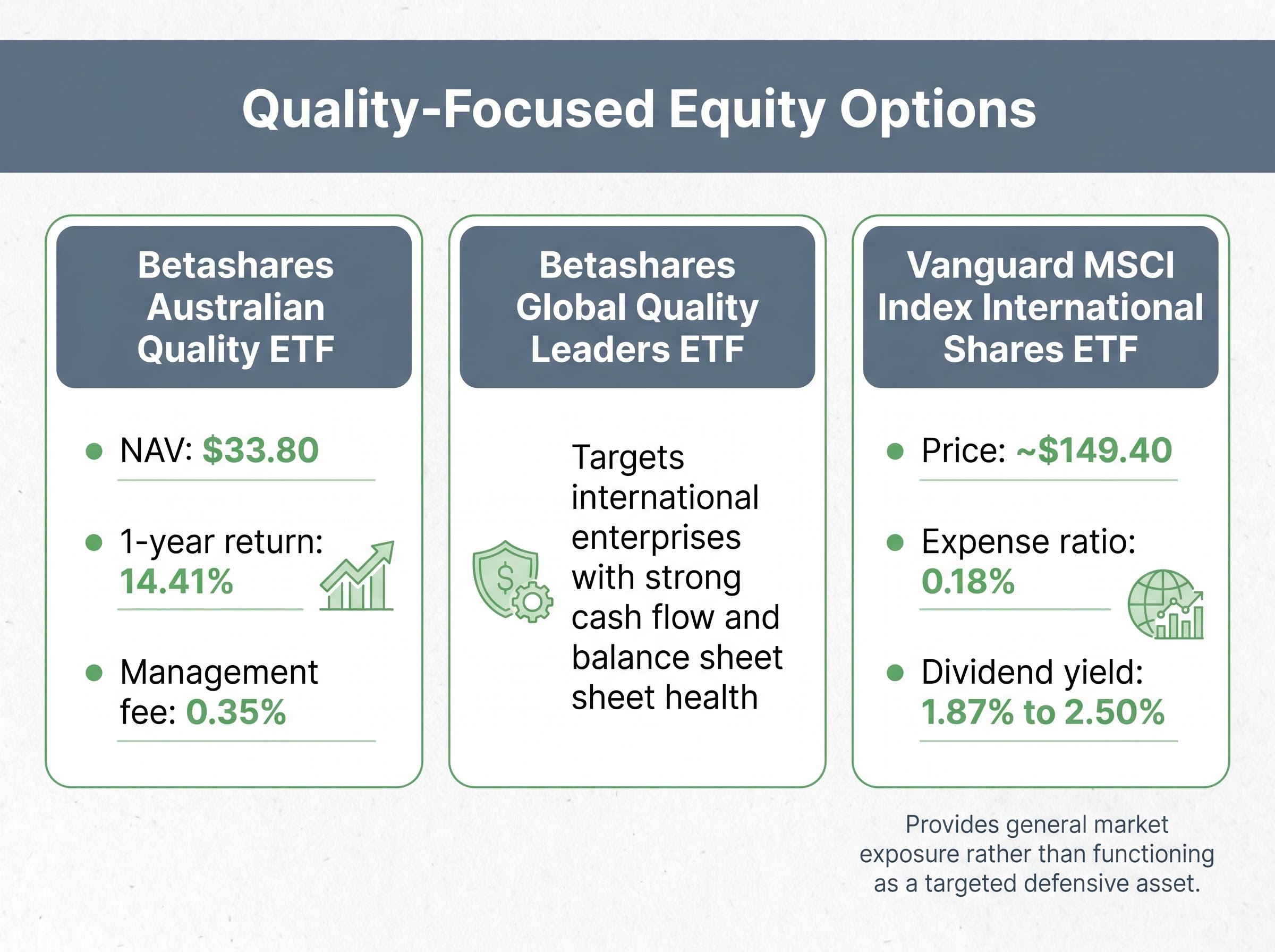 Quality-Focused ETF Snapshot