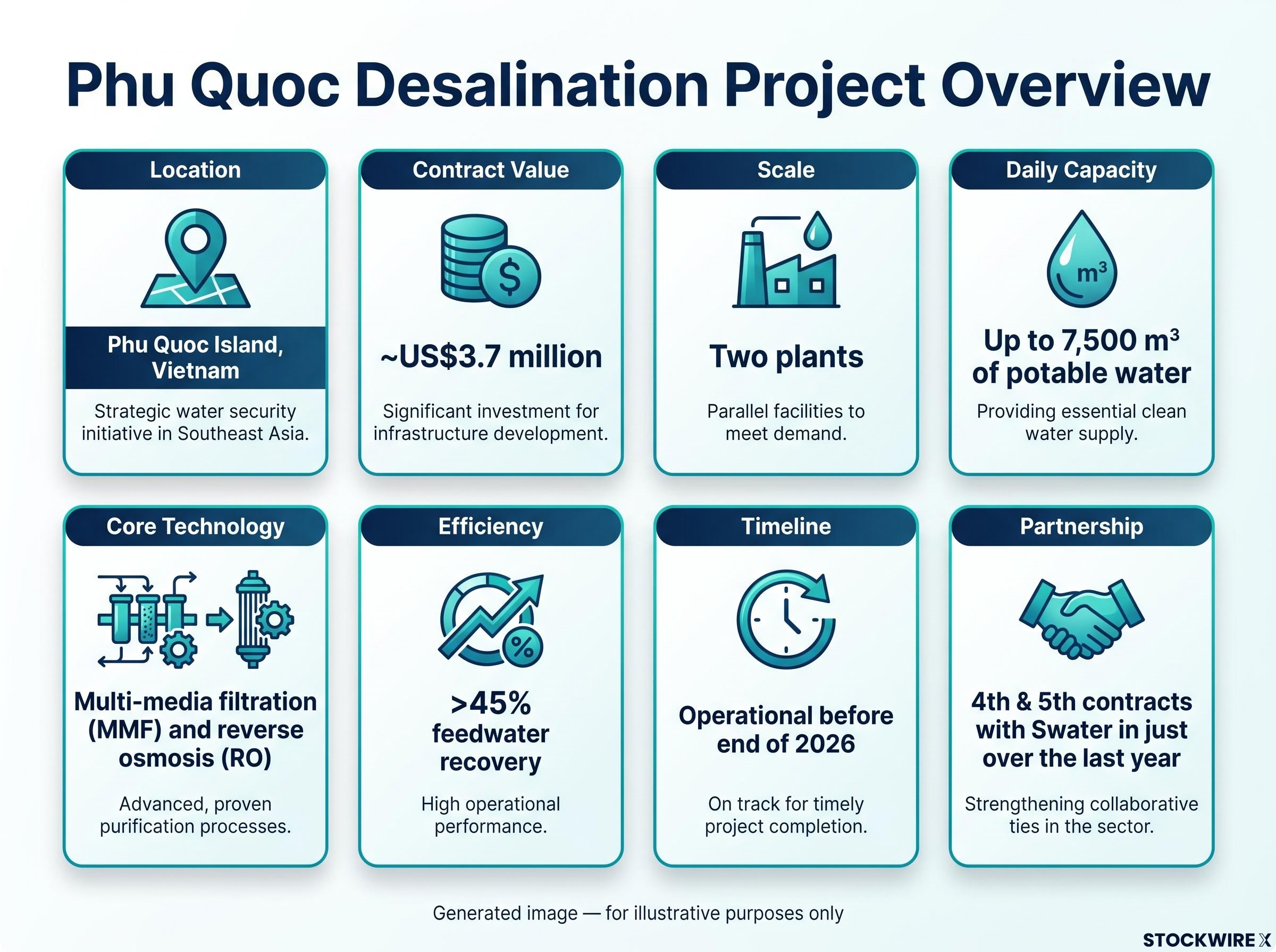 Phu Quoc Desalination Project Metrics Dashboard