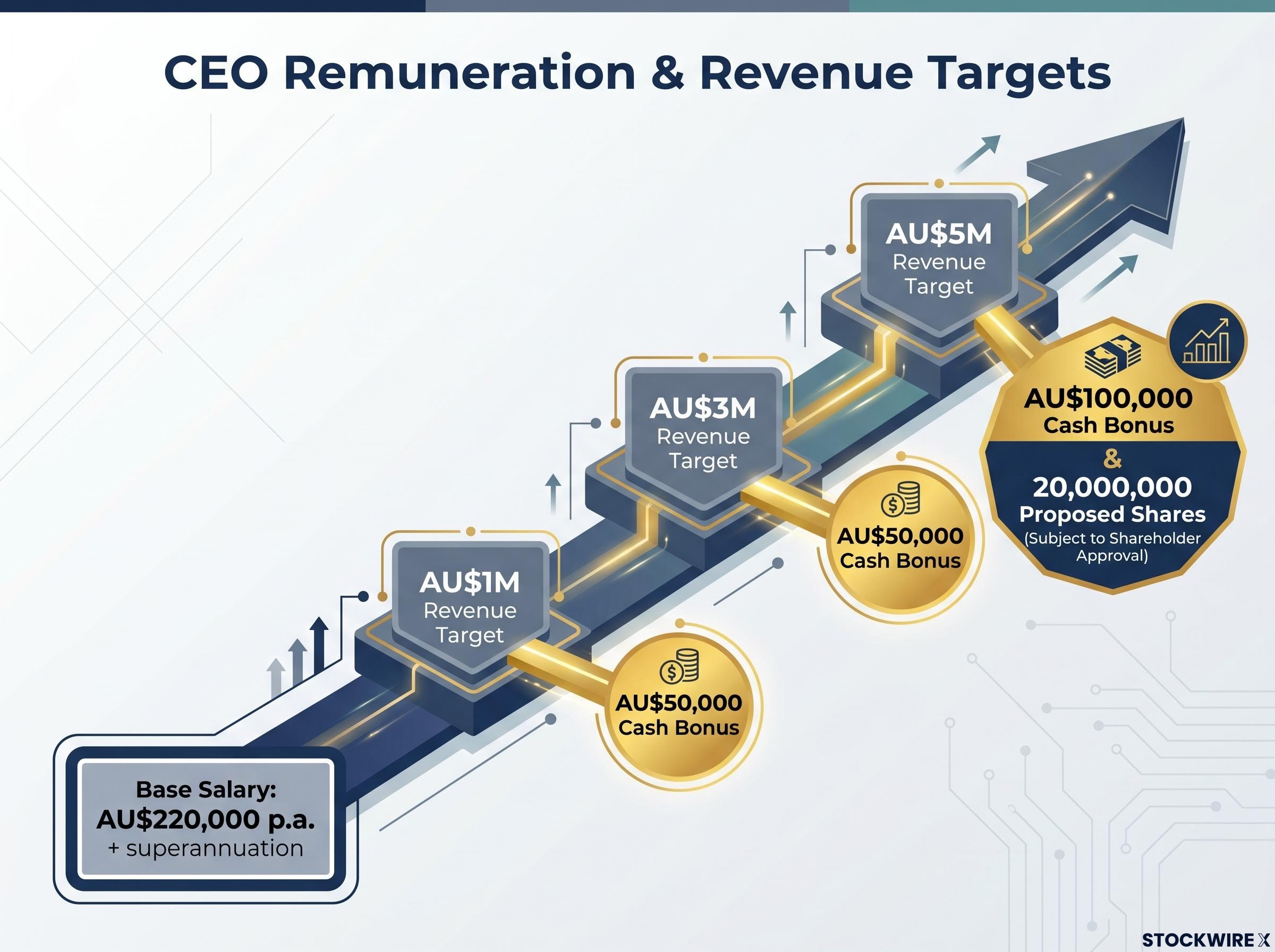 CEO Remuneration and Revenue Milestones