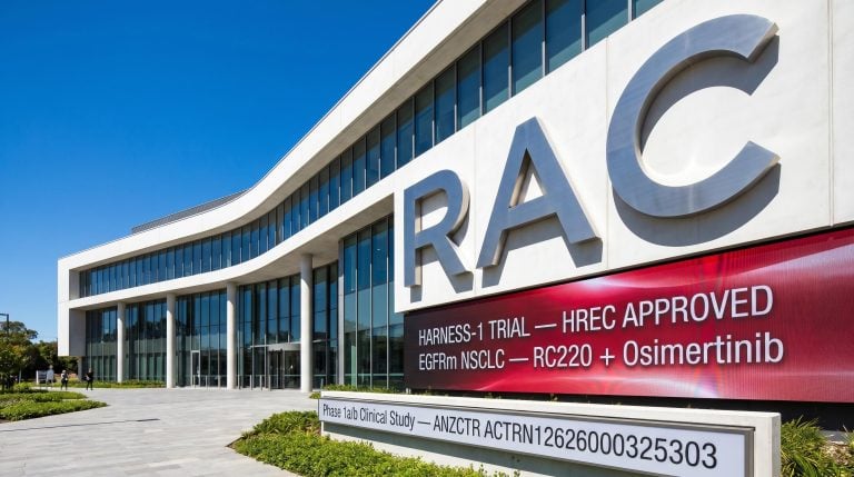 RAC building with large sign