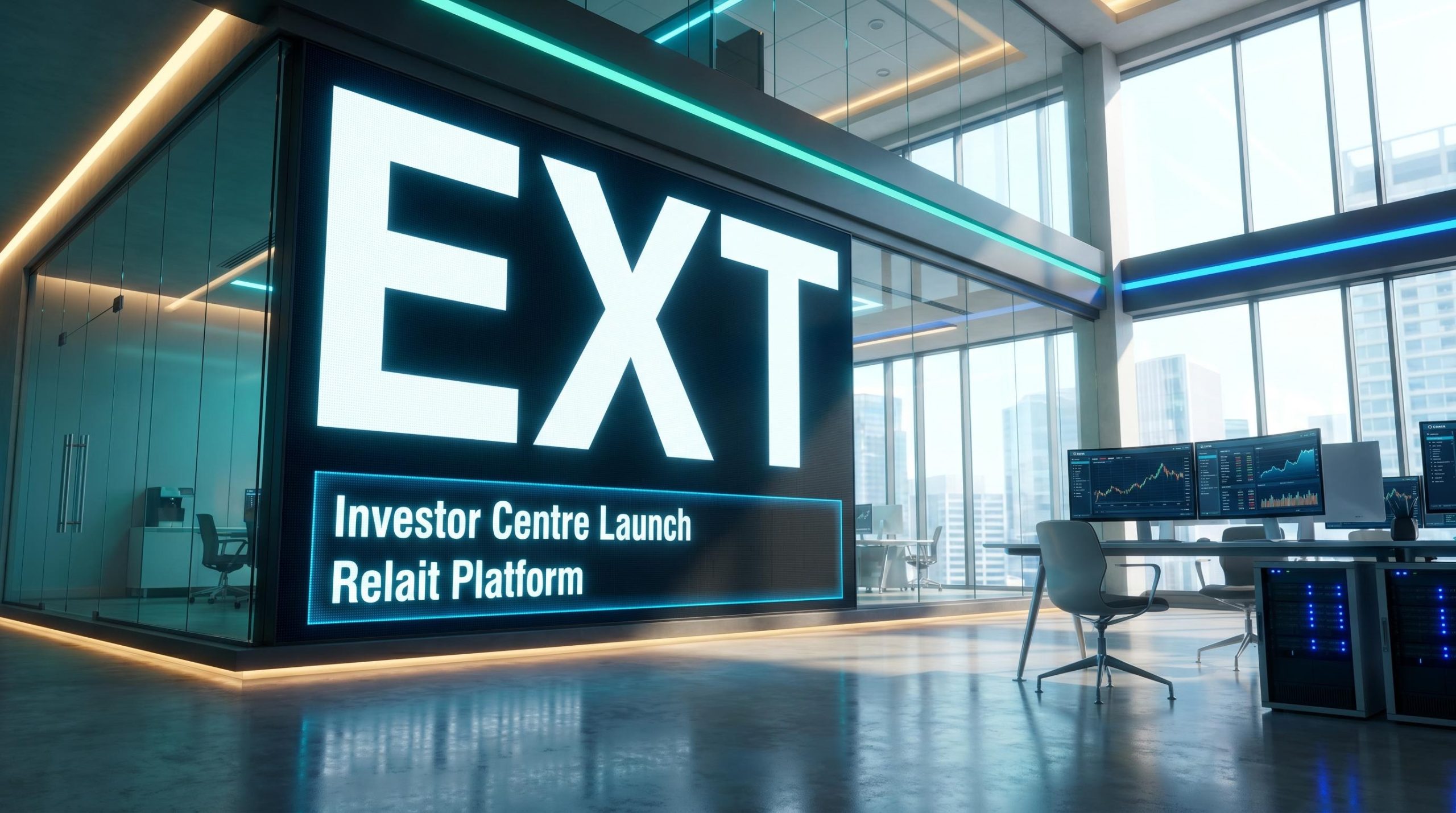 Modern office investor display