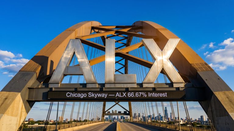 Bridge with ALX sign