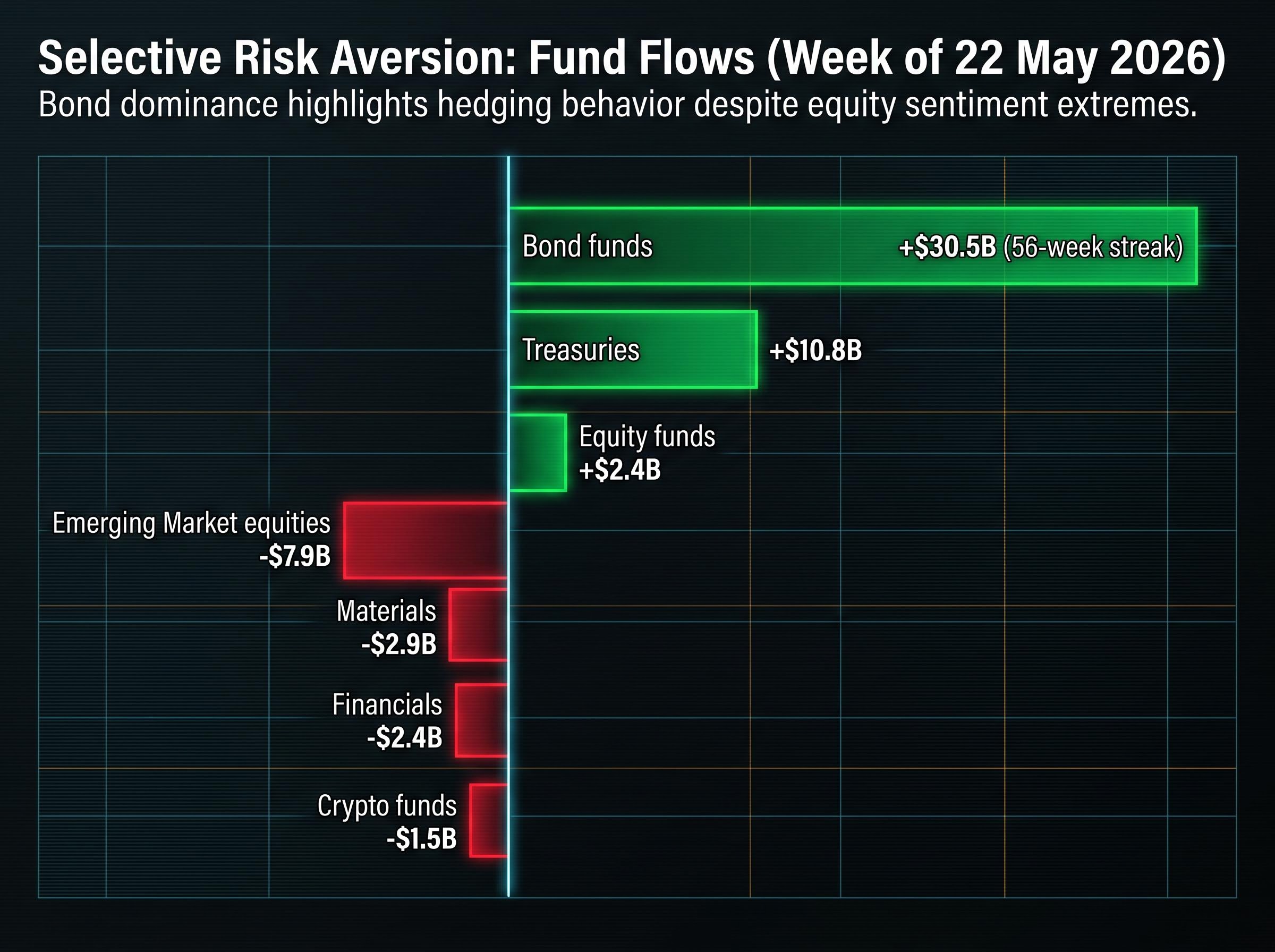 Selective Risk Aversion: Capital Flows Contrast
