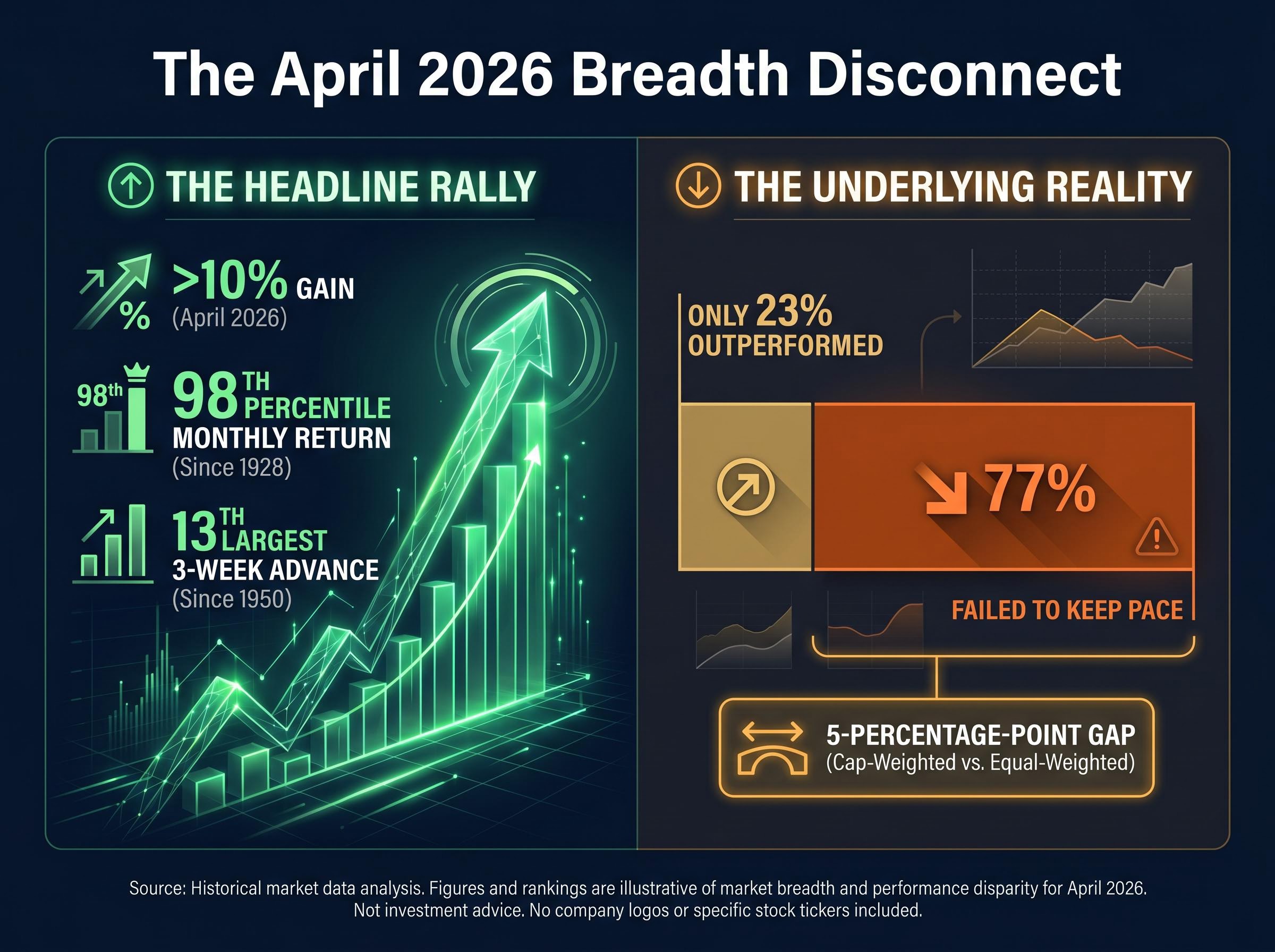 The S&P 500 April 2026 Breadth Disconnect