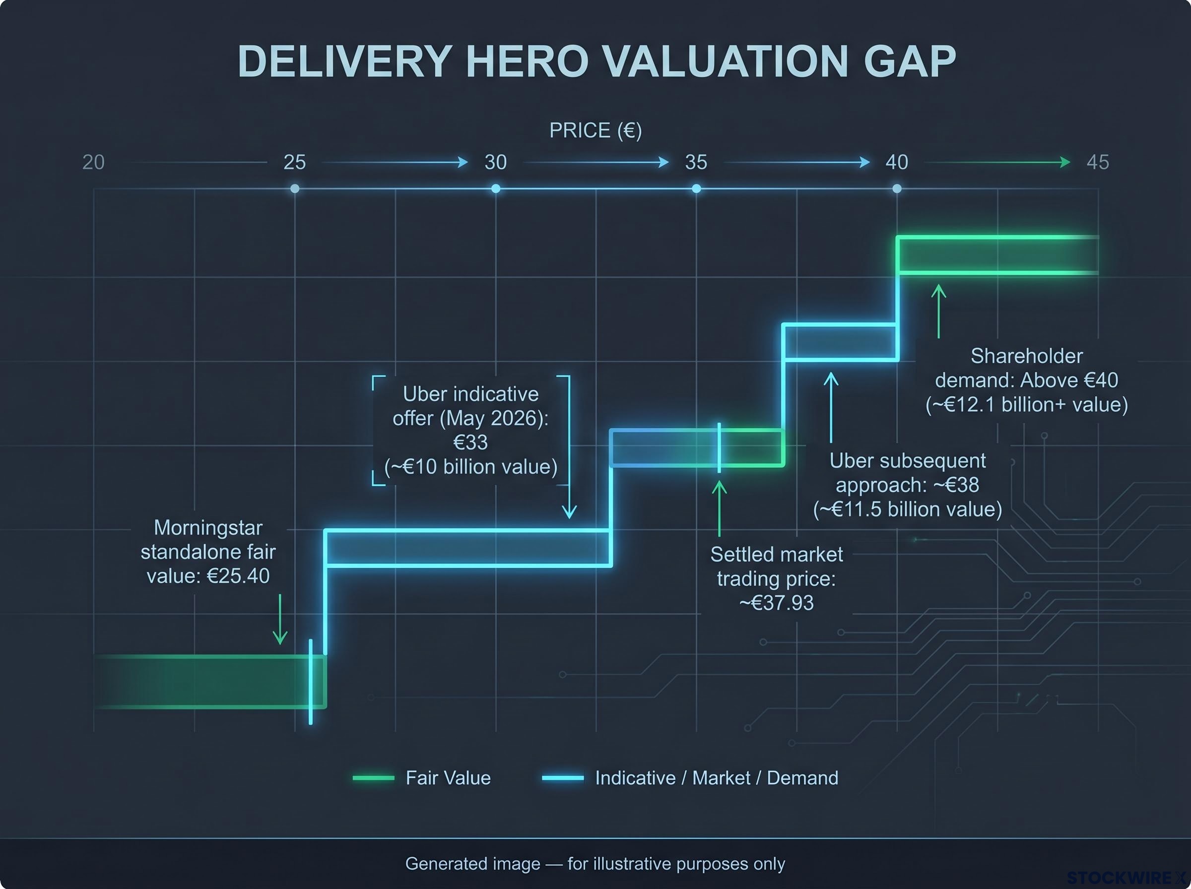 The Valuation Gap: Standalone vs. Deal Scenarios