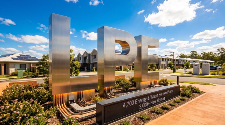 LPE sign with houses