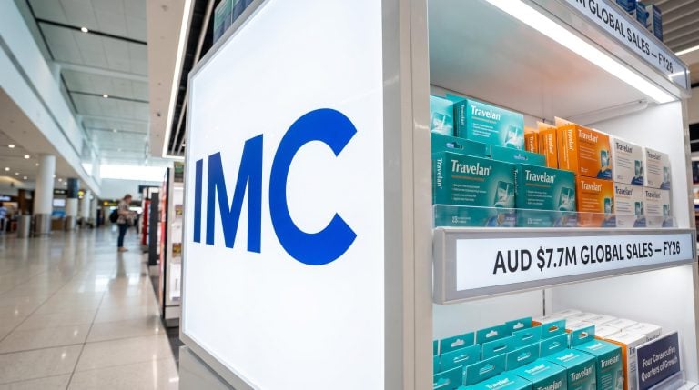 IMC product showcase at airport