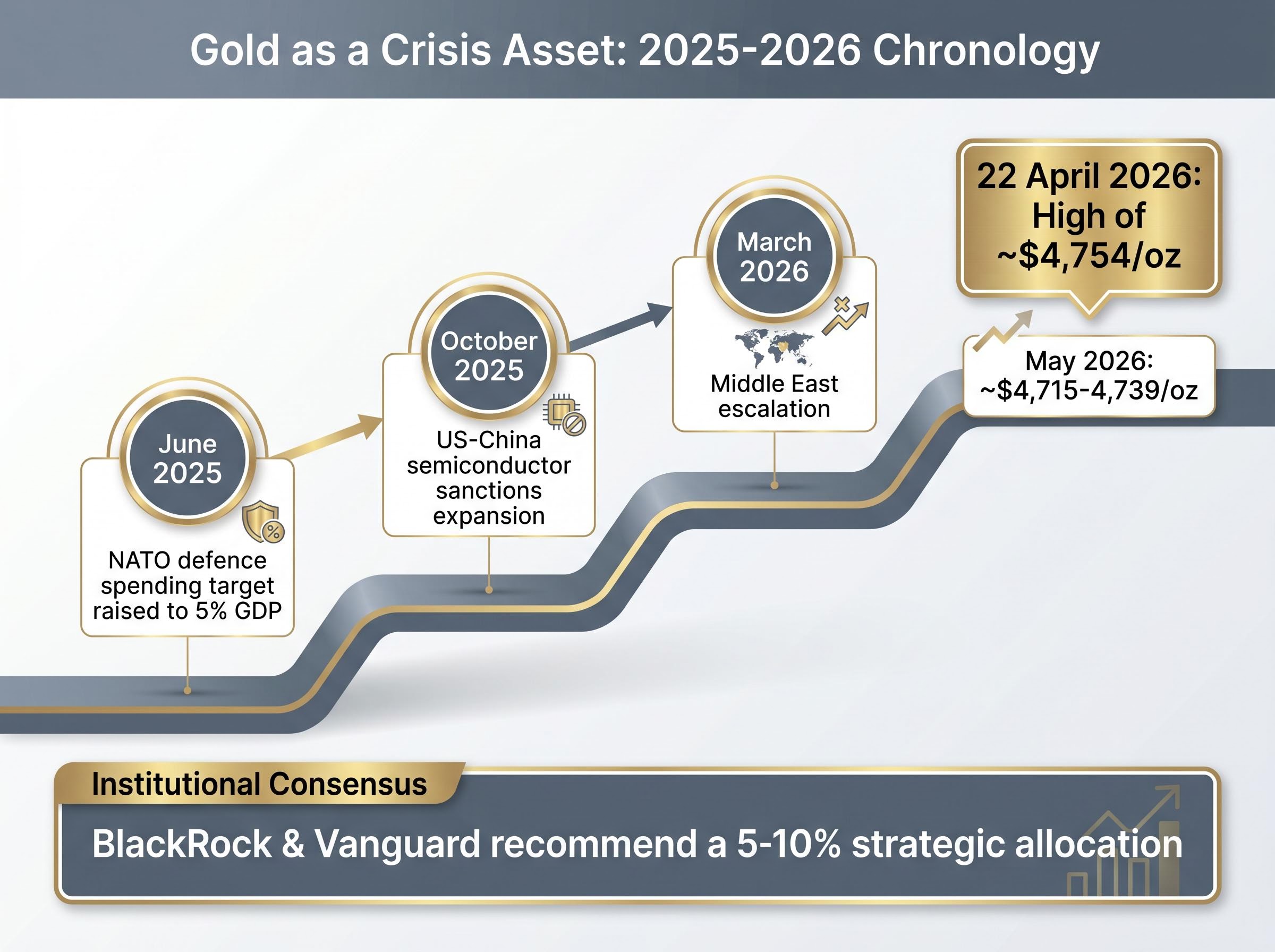 Gold's Response to 2025-2026 Geopolitical Events