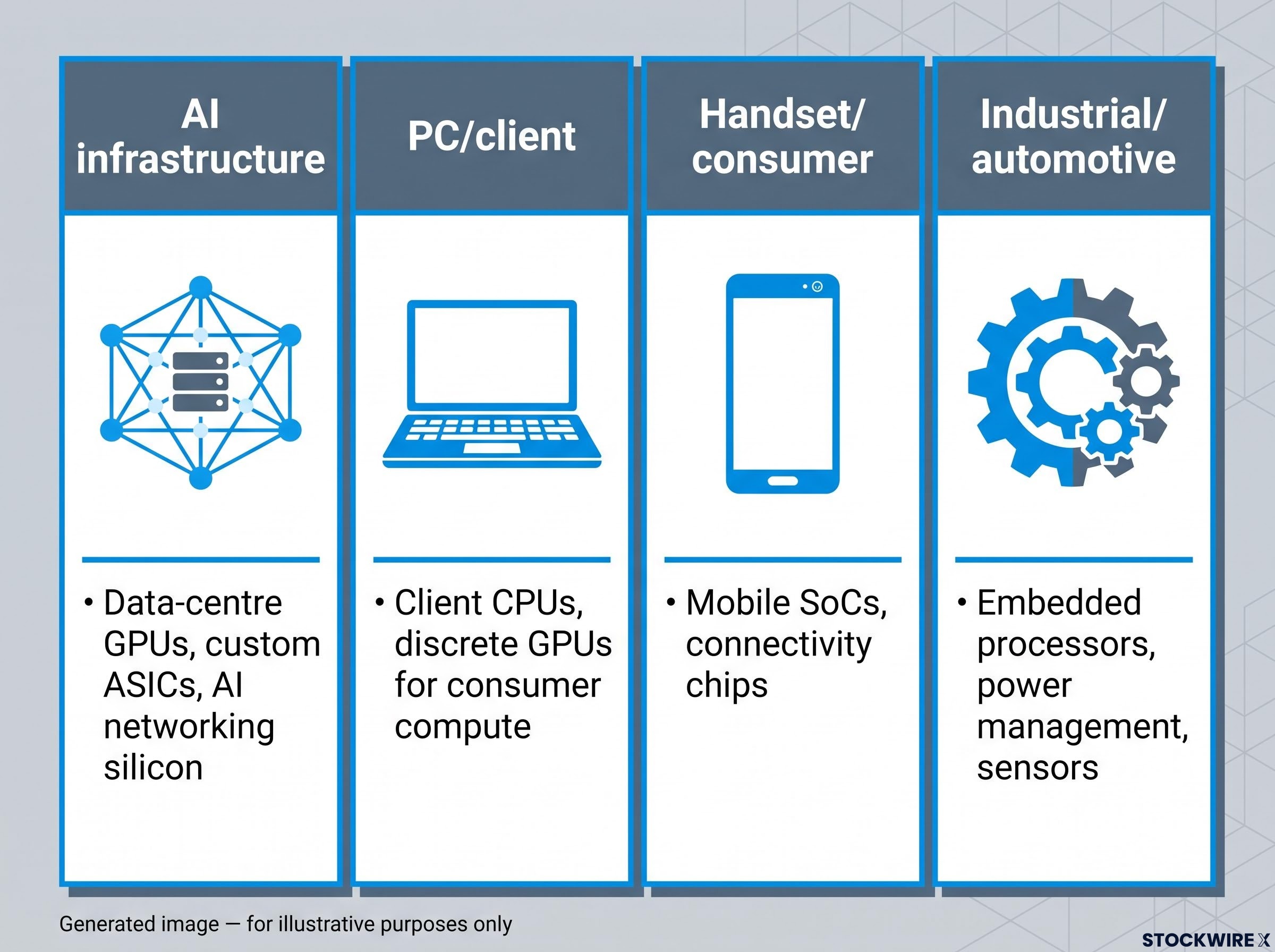 The Four Distinct Semiconductor Categories