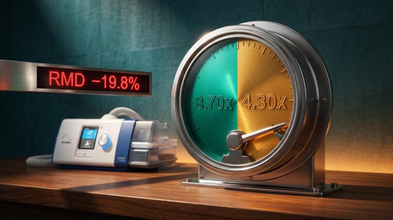 ResMed RMD share price P/S ratio compressed to 4.30x against 8.70x historical average amid GLP-1 fears