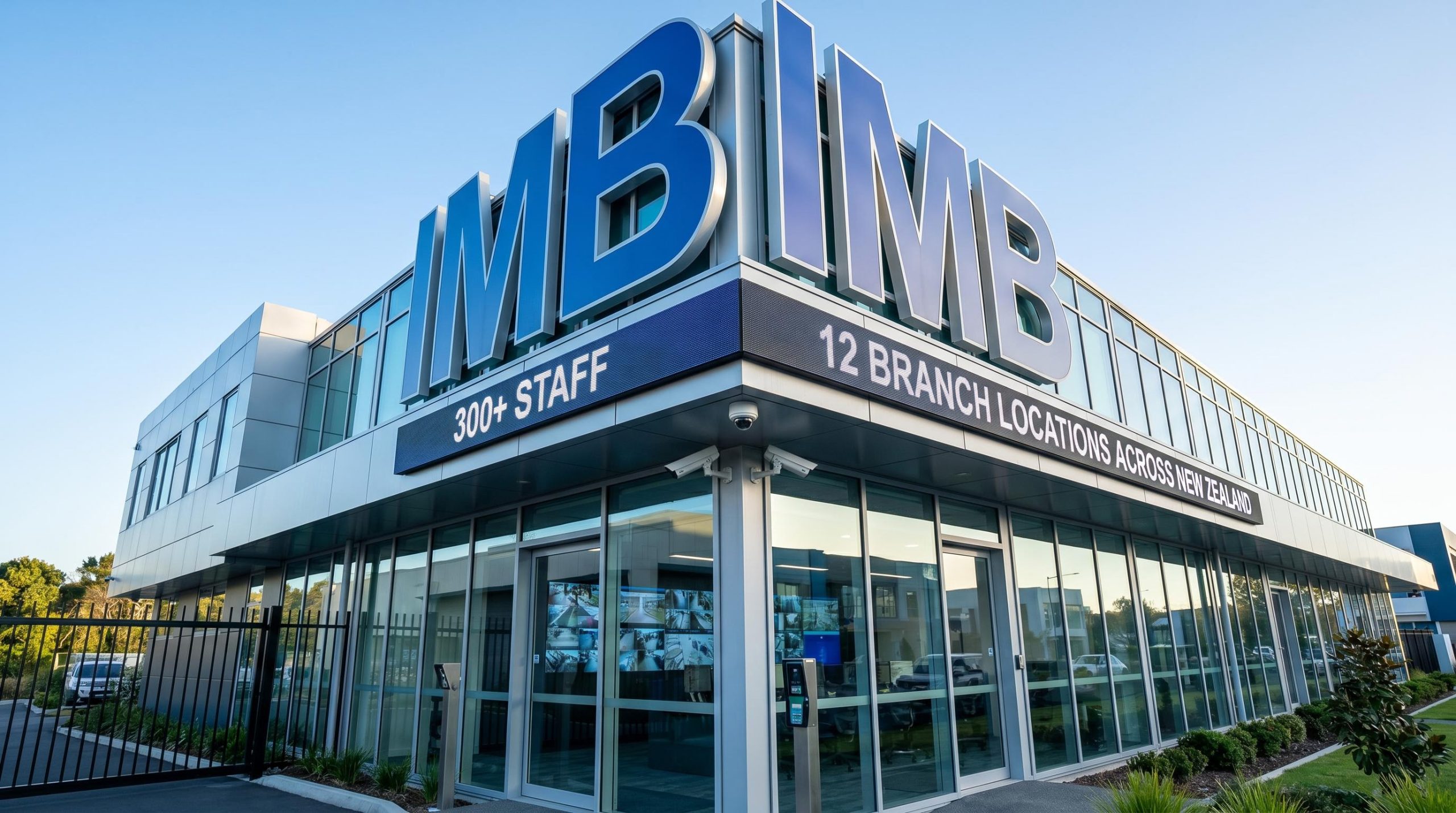 Building with glass facade