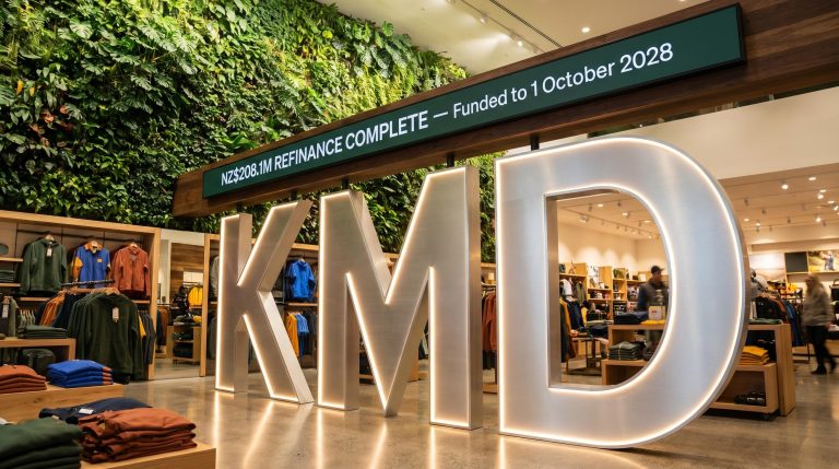 KMD store with large logo