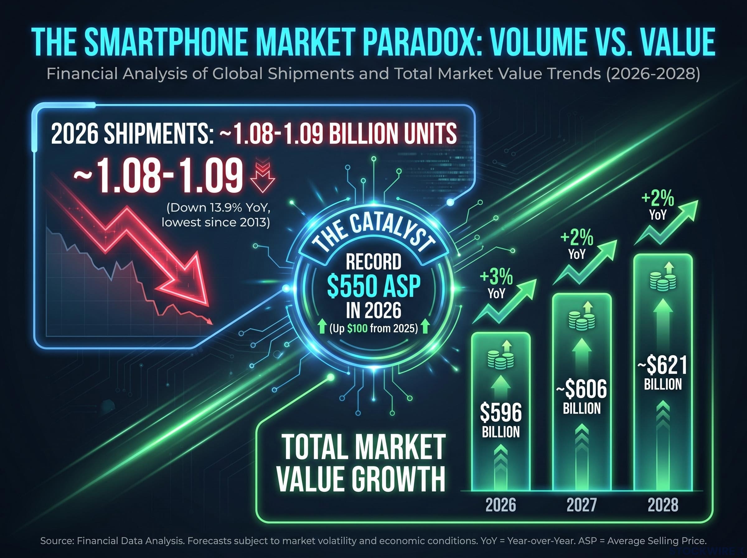 The Smartphone Market Paradox: Volume vs. Value