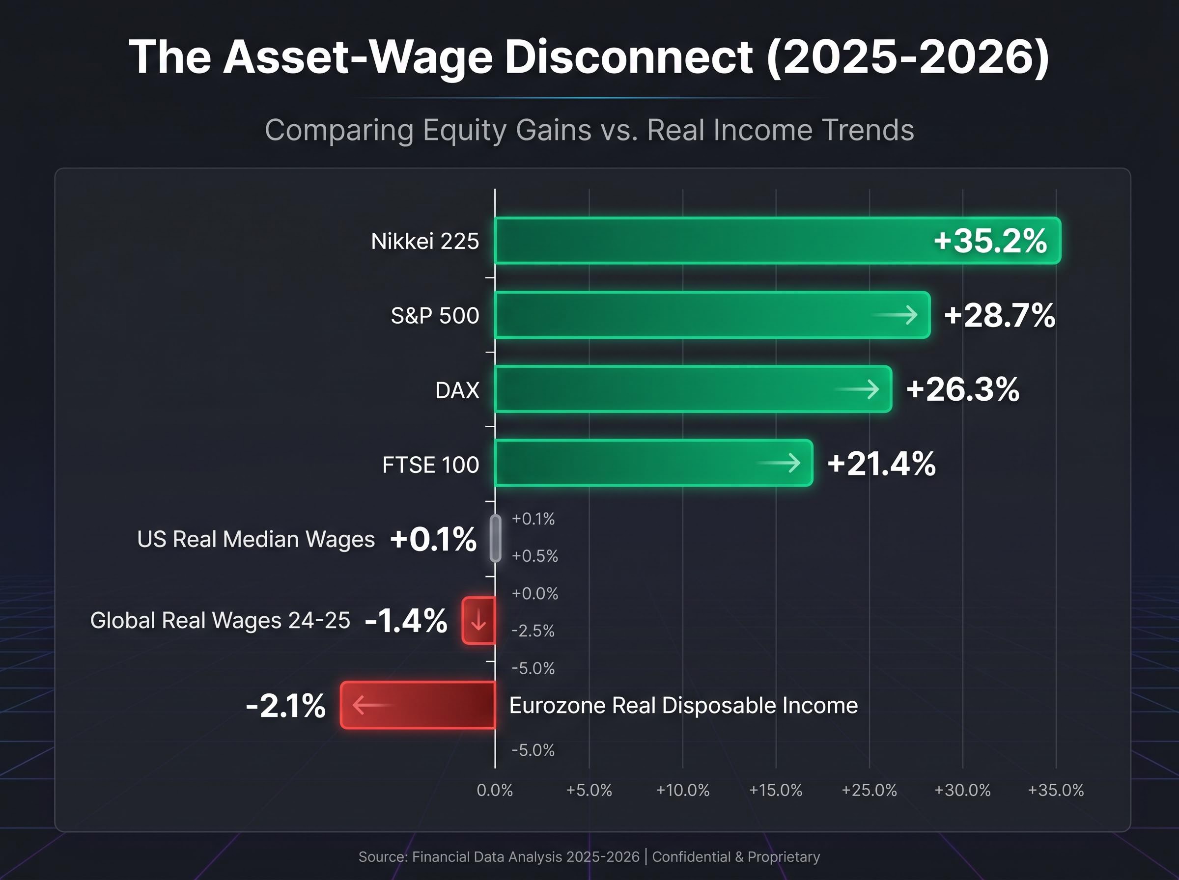 The Asset-Wage Disconnect (2025-2026)