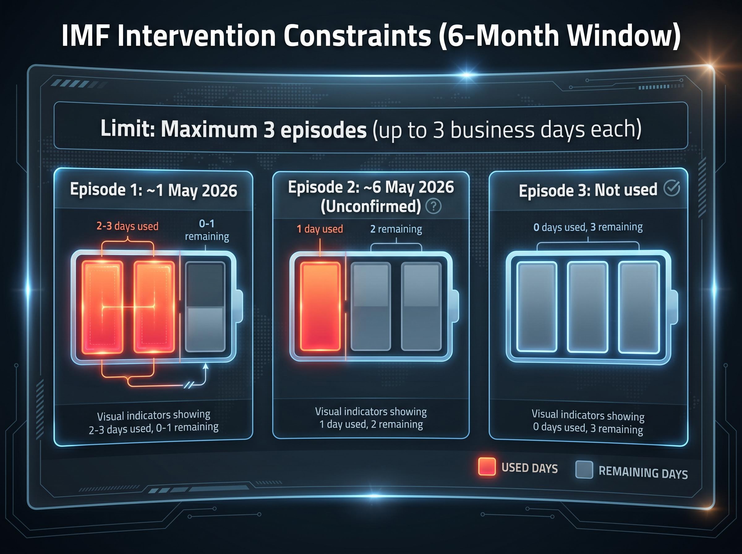 IMF Currency Intervention Capacity Tracker