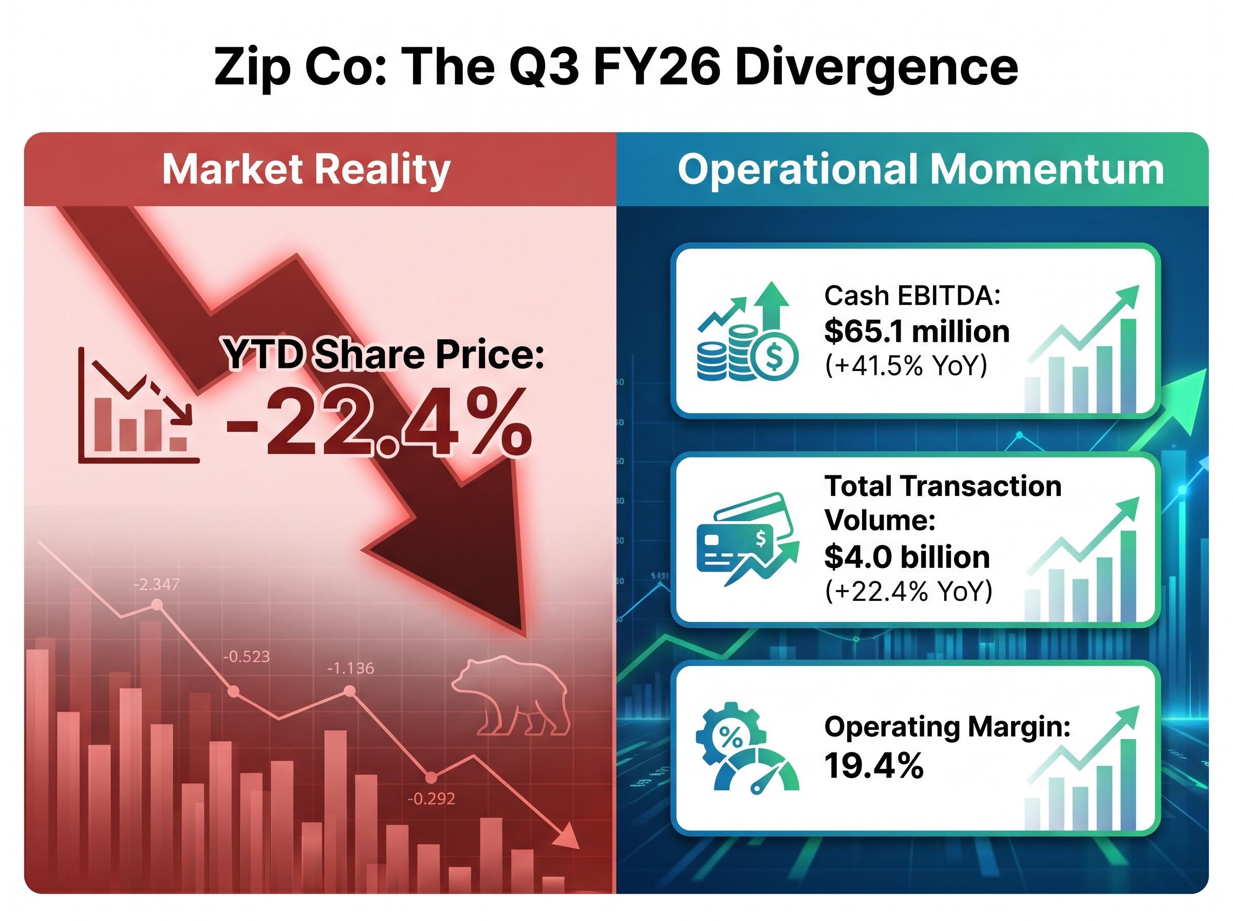 The Divergence: Market Price vs. Operational Results