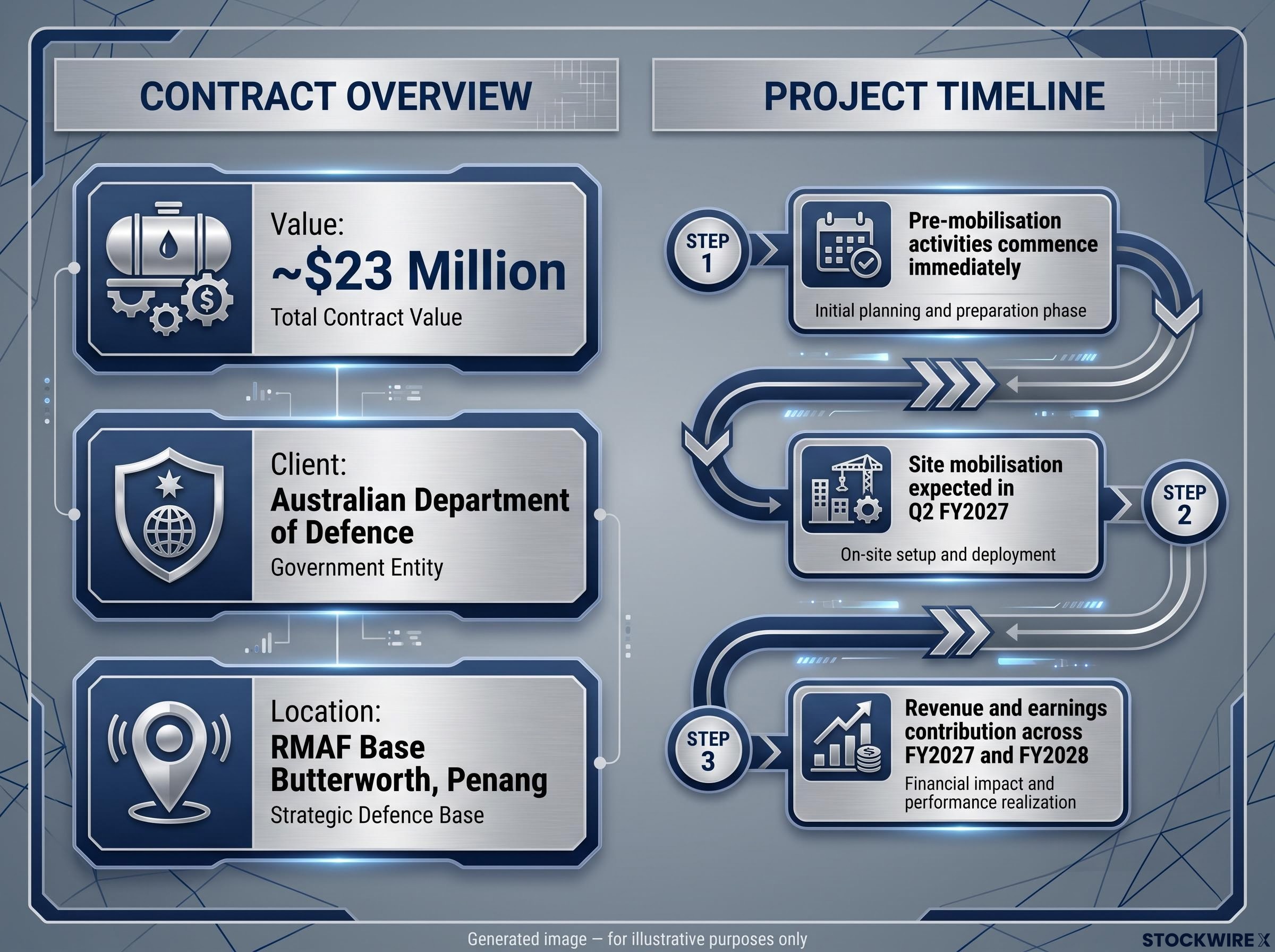 Saunders - $23M RMAF Butterworth Project Dashboard