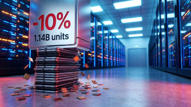 Goldman Sachs 2026 smartphone shipment forecast cut to 1.14B units as AI data centres absorb memory chip supply