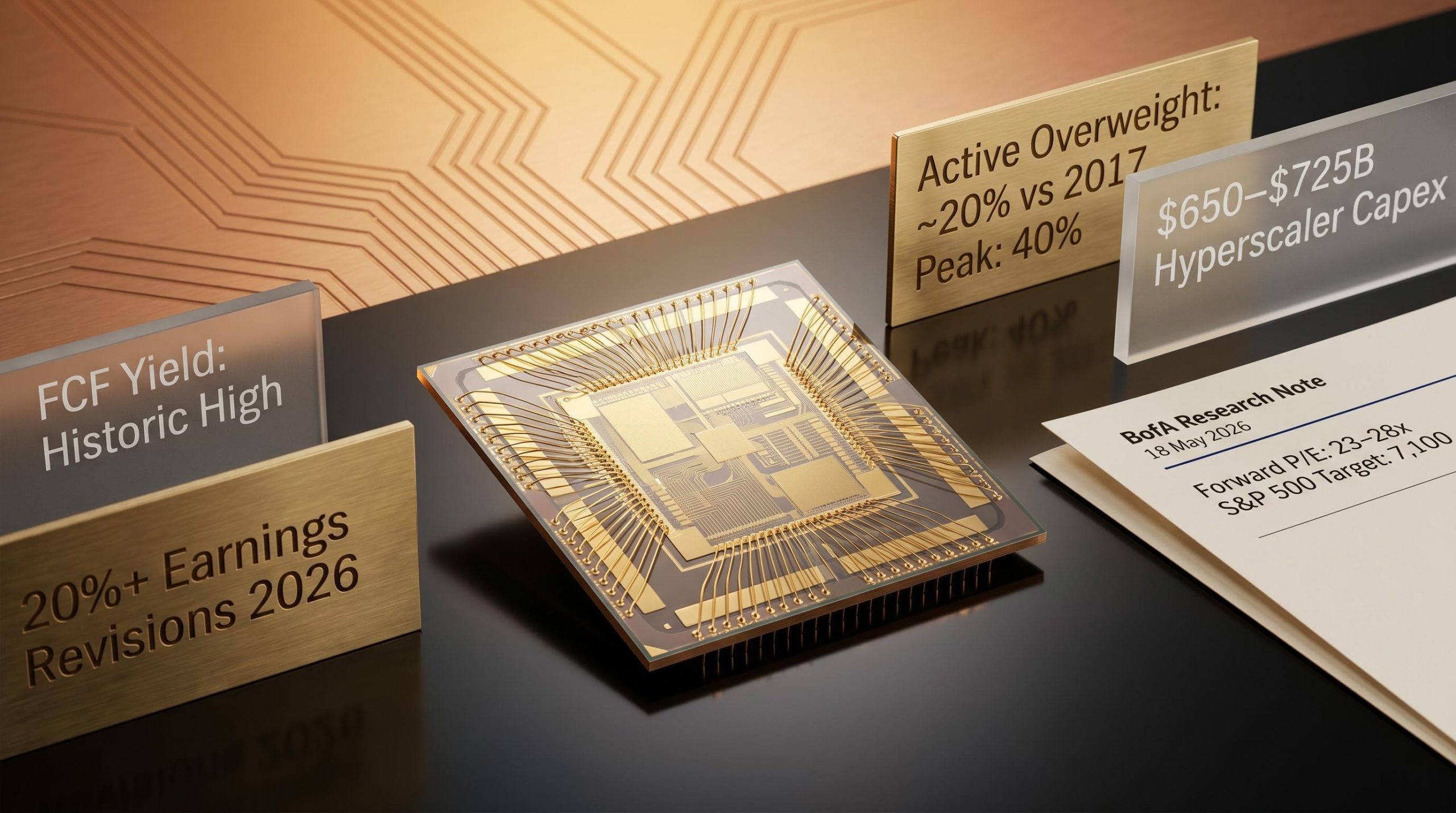 BofA's semiconductor bubble analysis: 20% earnings revisions and historic FCF yield challenge overvaluation fears