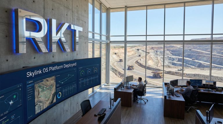 RocketDNA Launches Skylink OS Platform With Tier-1 Mining Customer