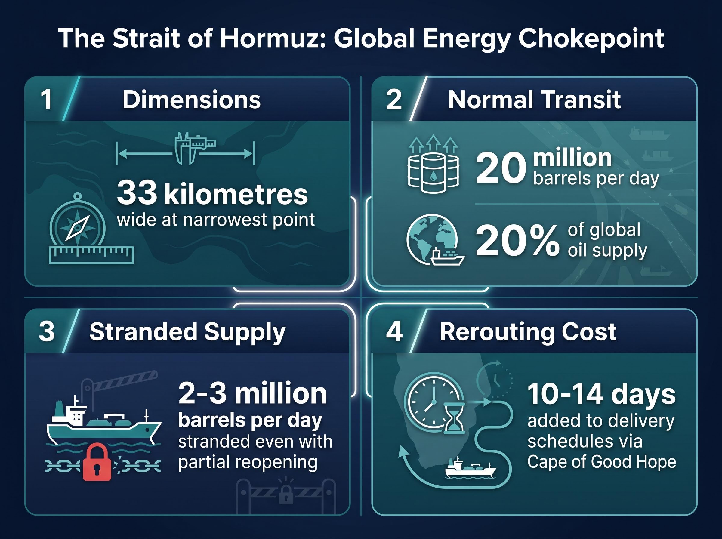 The Strait of Hormuz: Chokepoint Data Snapshot