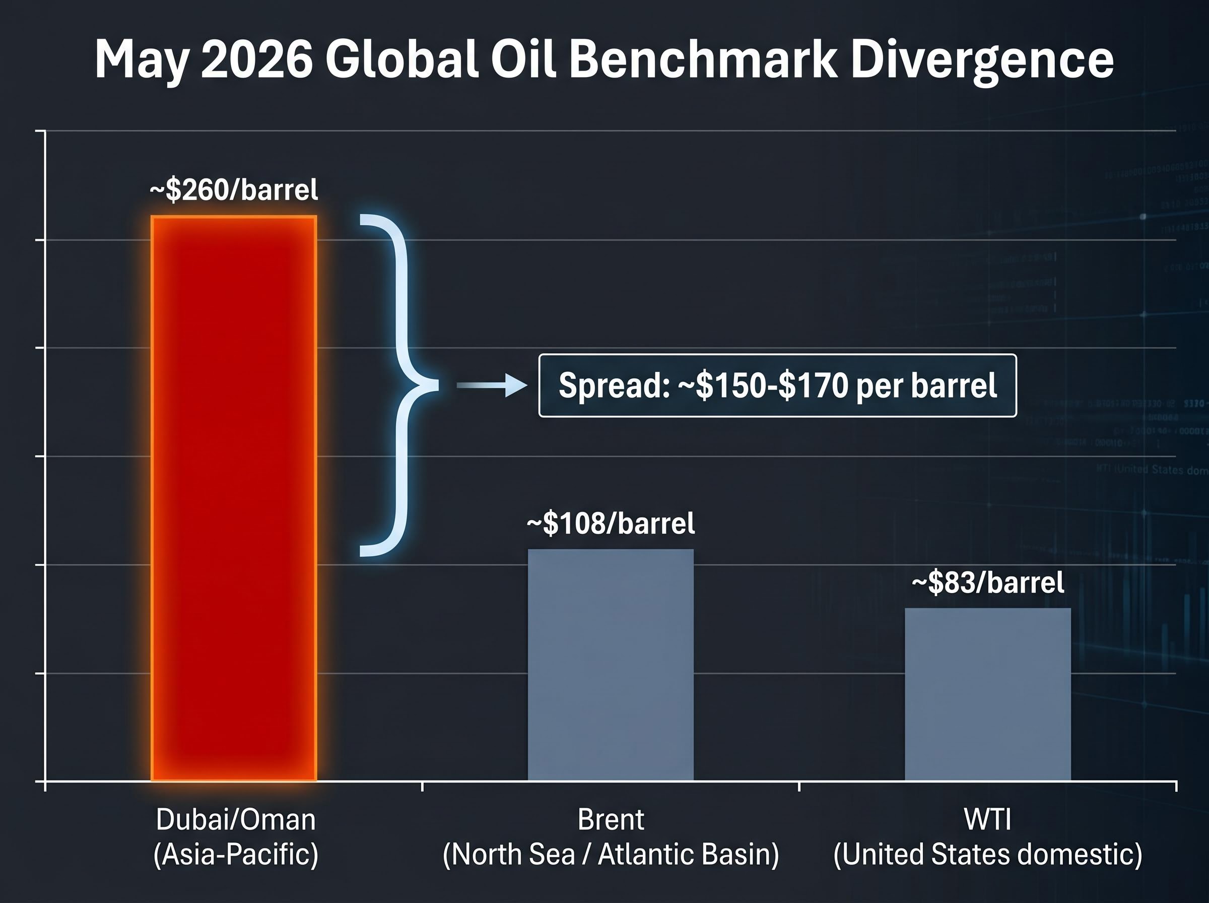 May 2026 Global Oil Benchmark Divergence