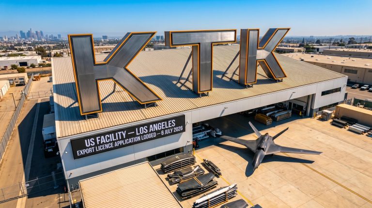 Ktek Aerosystems Ltd Lodges Netherlands Export Licence Application for US Push