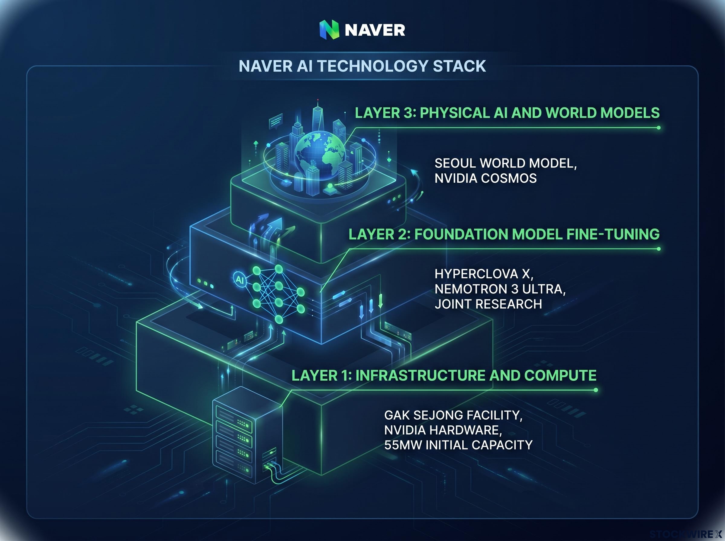 NAVER's Three-Layer AI Technology Stack