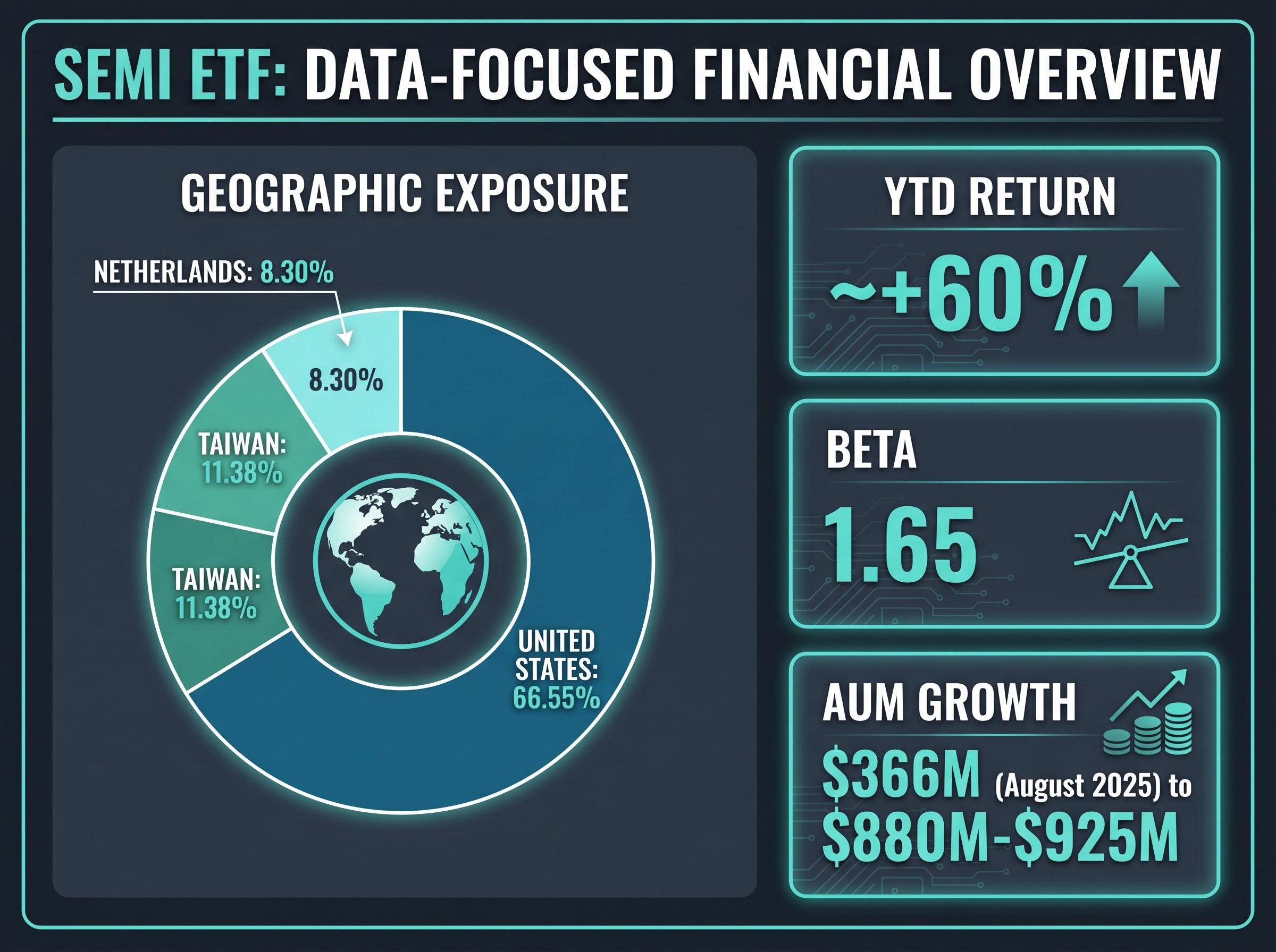 SEMI ETF: Geographic Exposure & Key Metrics
