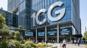 Office building with signage