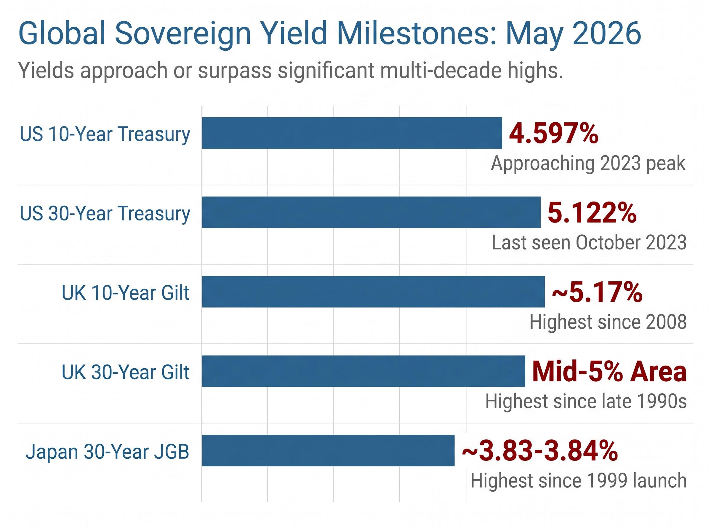 Global Sovereign Bond Yields: Historic Milestones