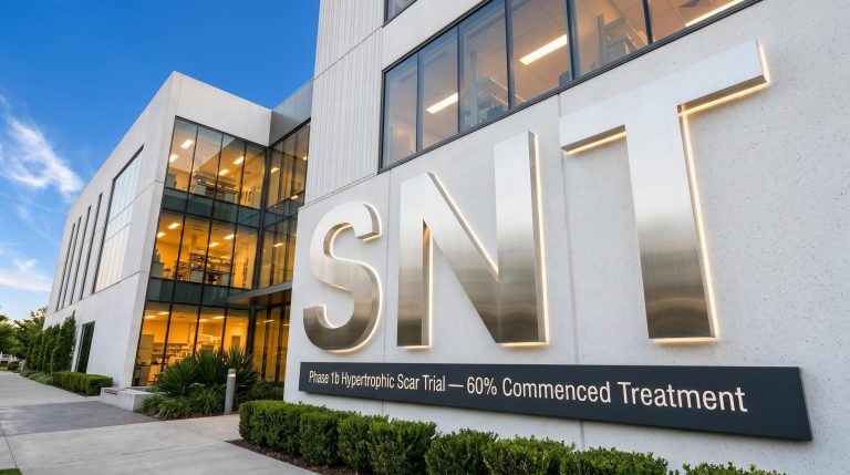 Syntara Ltd Reaches 60% Treatment Mark in Scar Trial With Results Due 2026