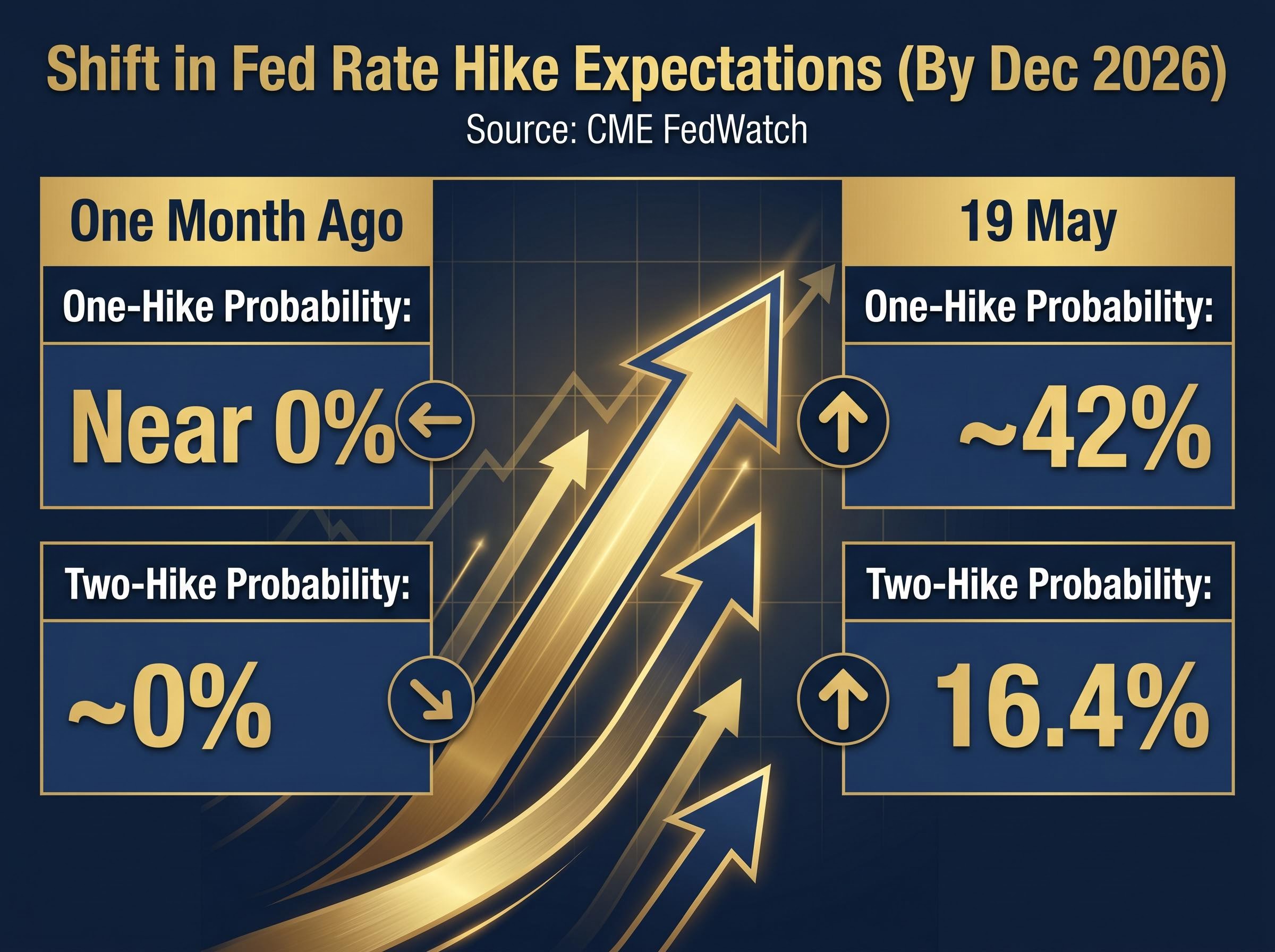 The 30-Day Shift in Fed Rate Hike Probabilities