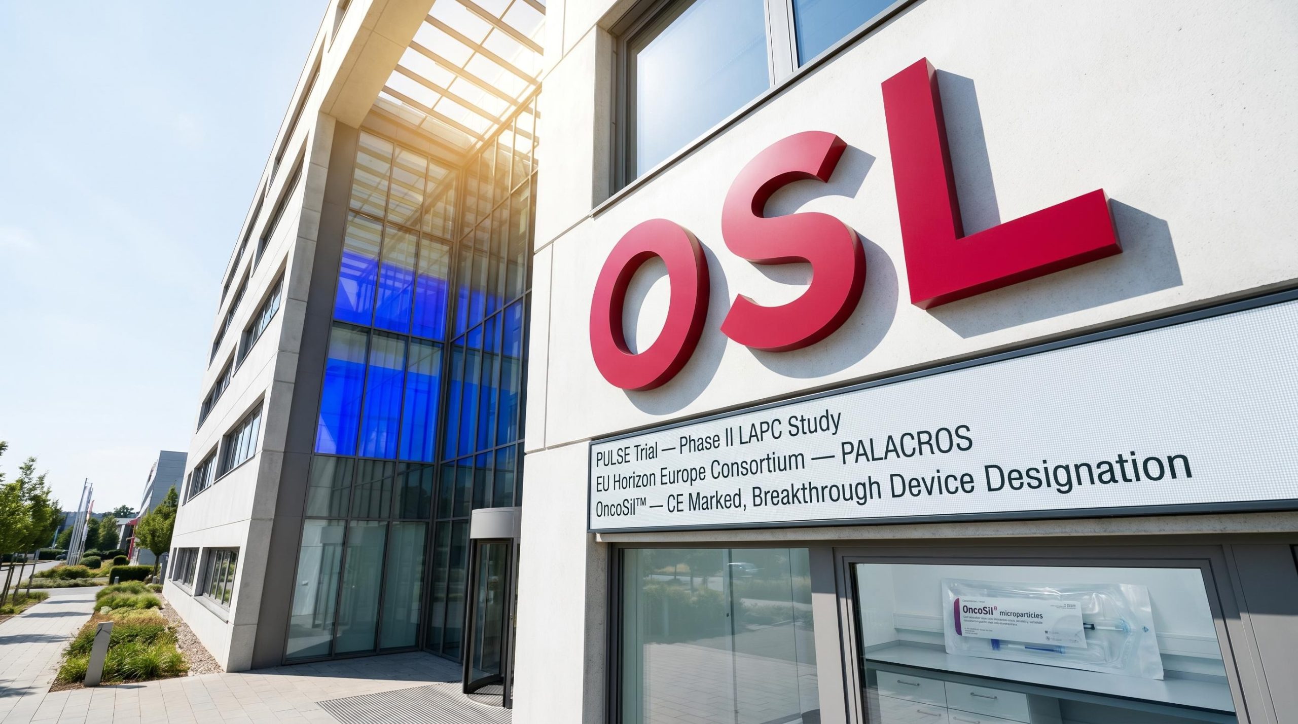 Building with OSL sign