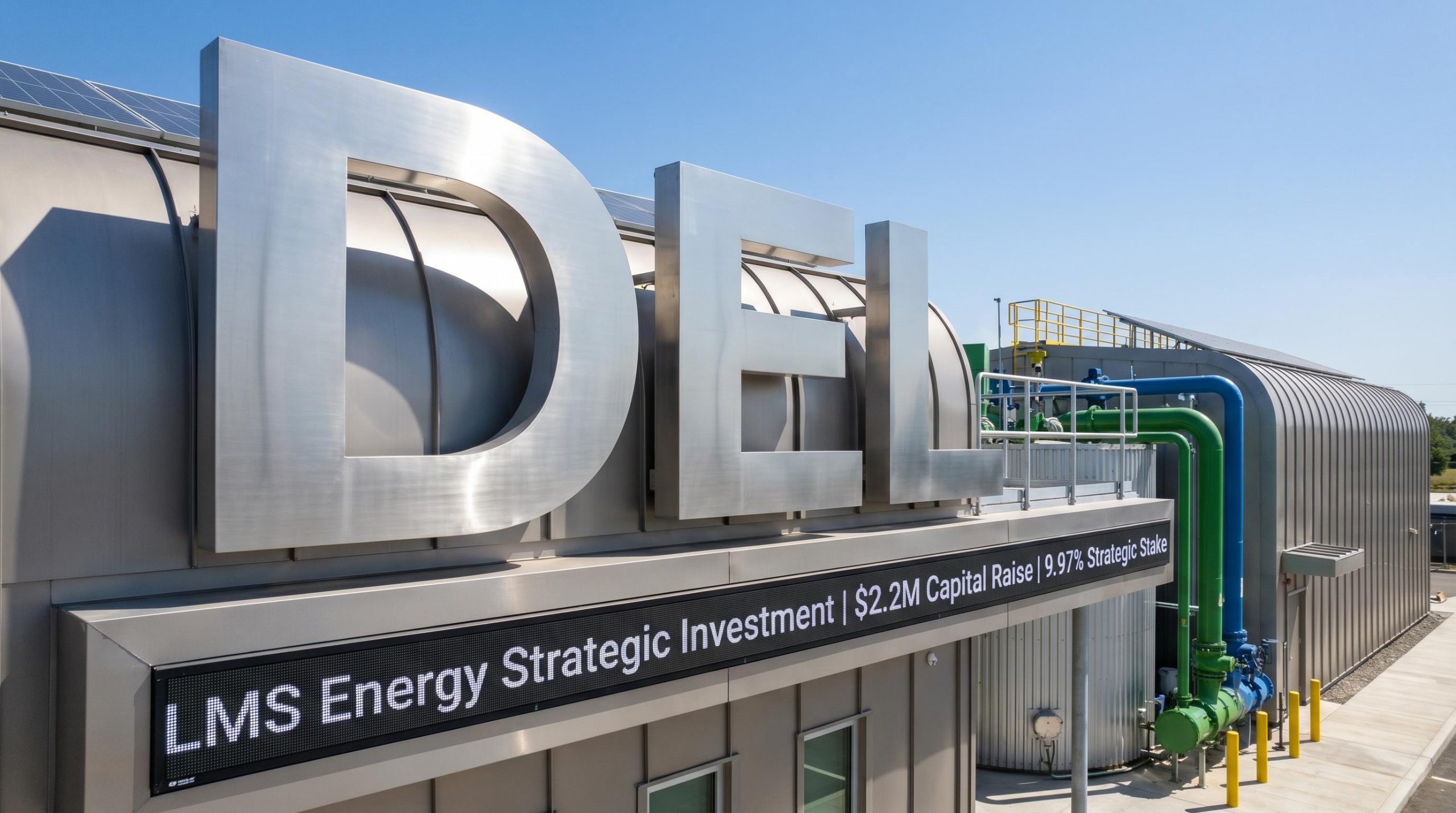 Metal sign on building exterior