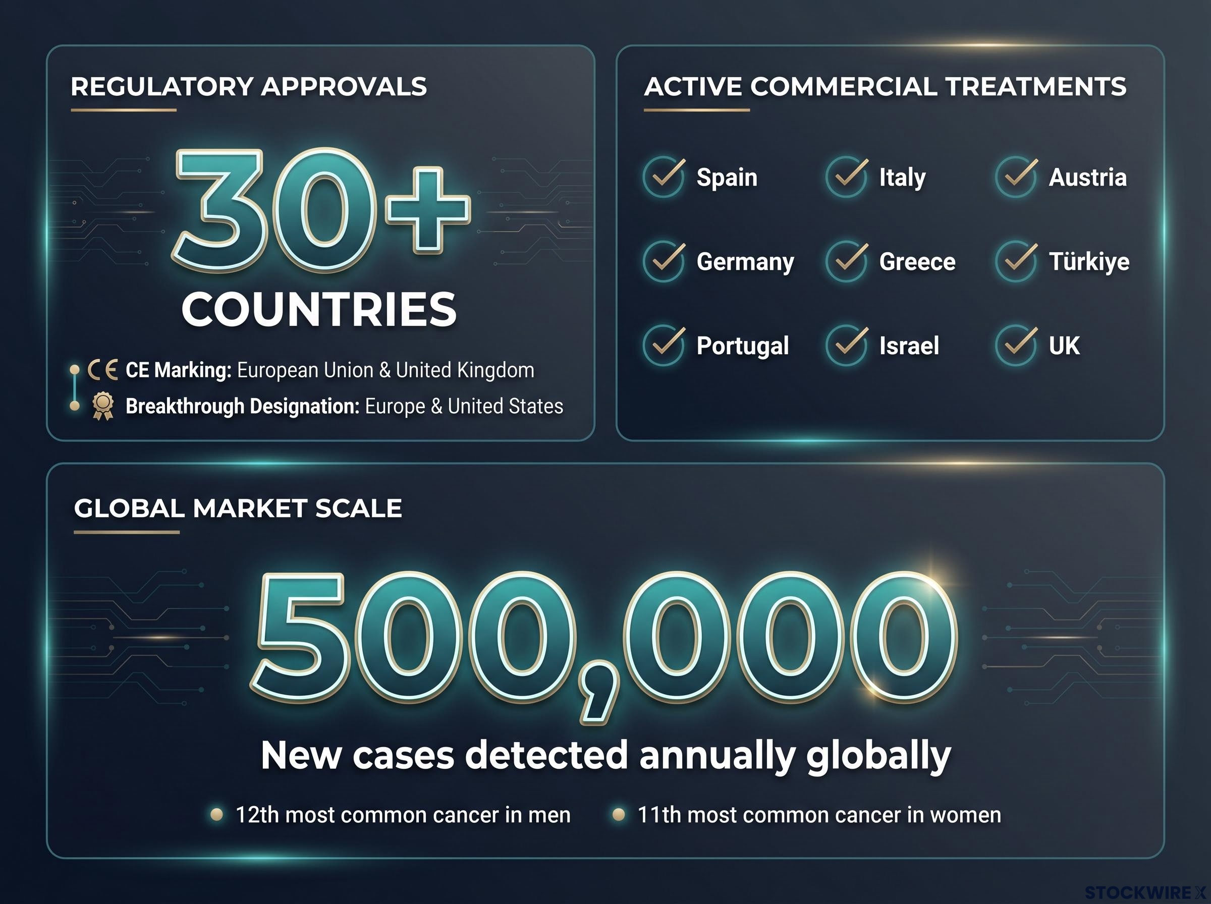 OncoSil Global Regulatory & Commercial Snapshot