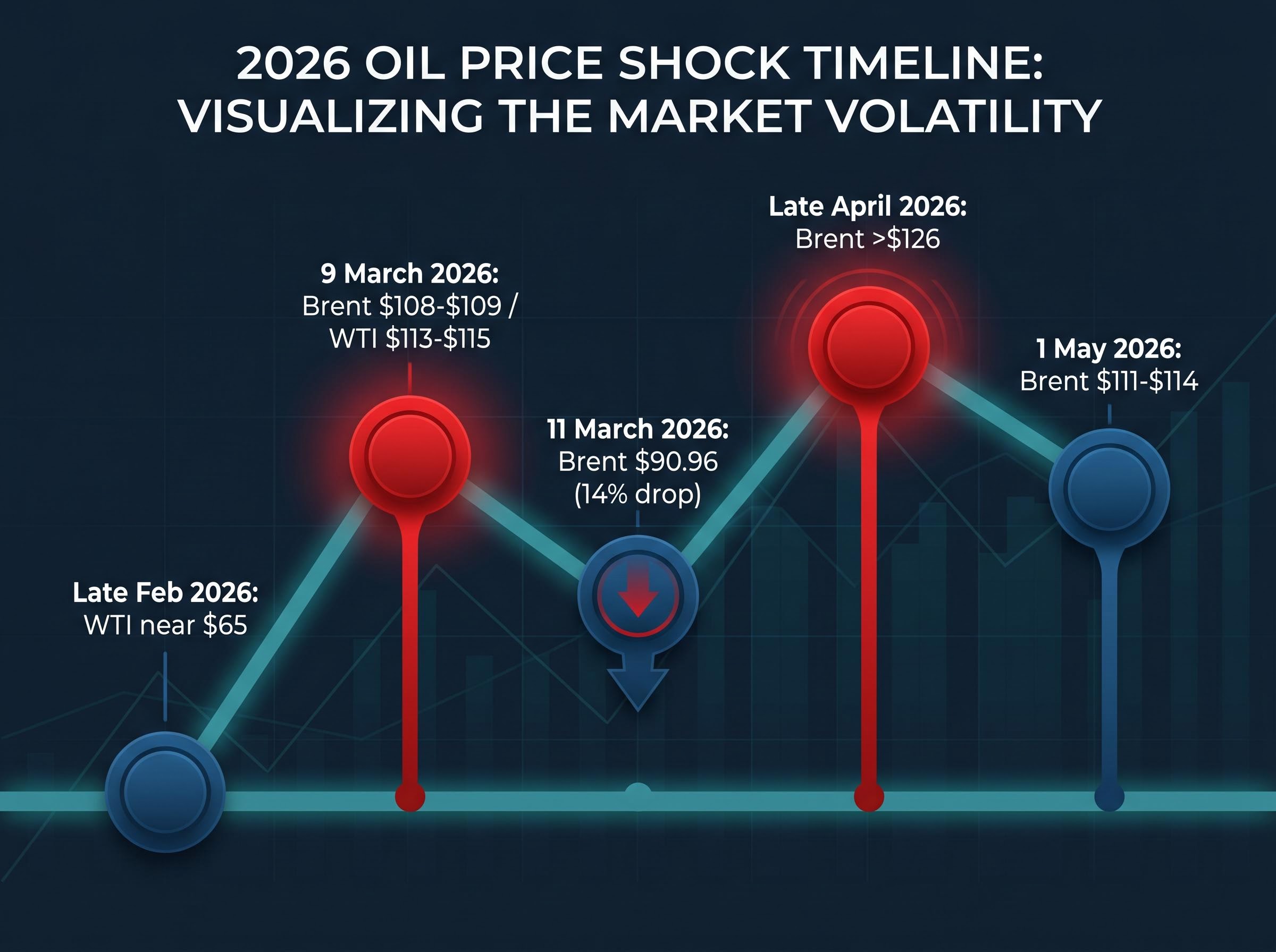 2026 Oil Price Shock Timeline
