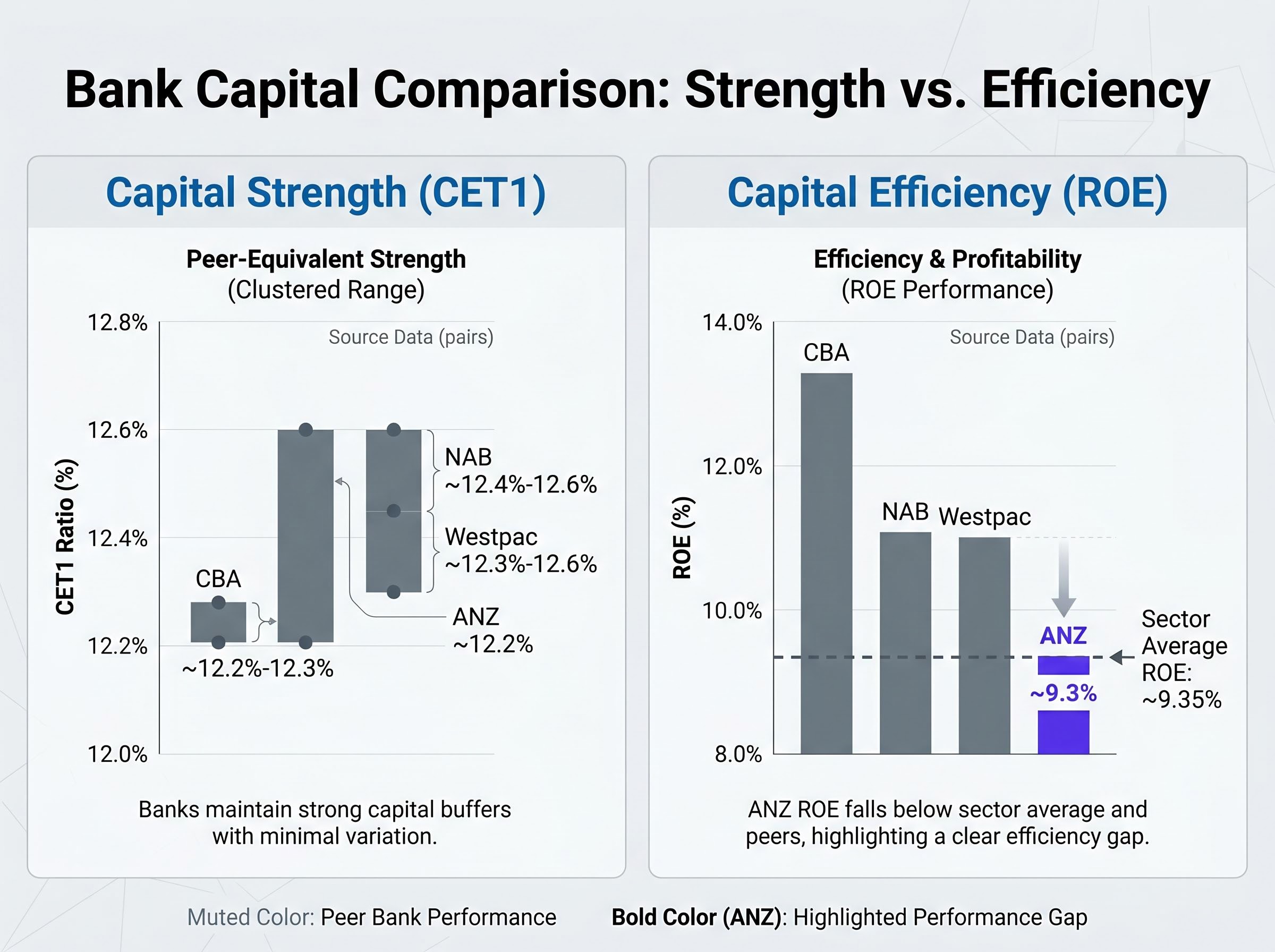 The ANZ Dichotomy: Strong Capital, Weaker Returns