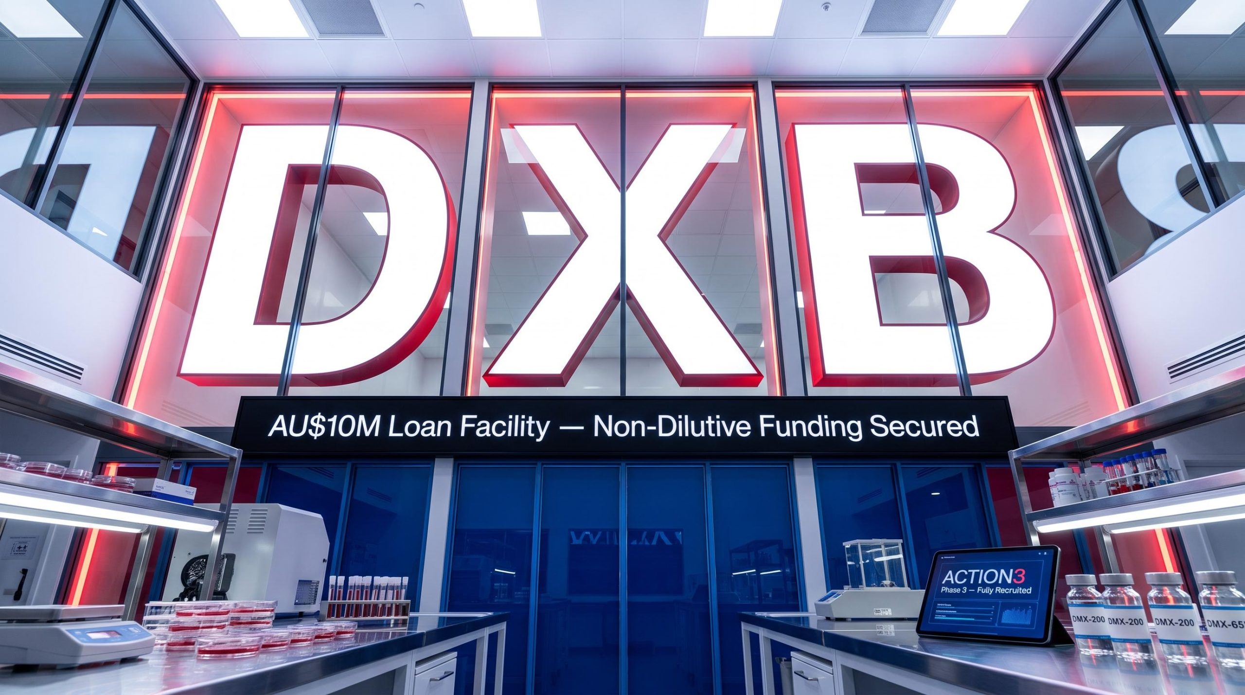 Lab featuring DXB logo