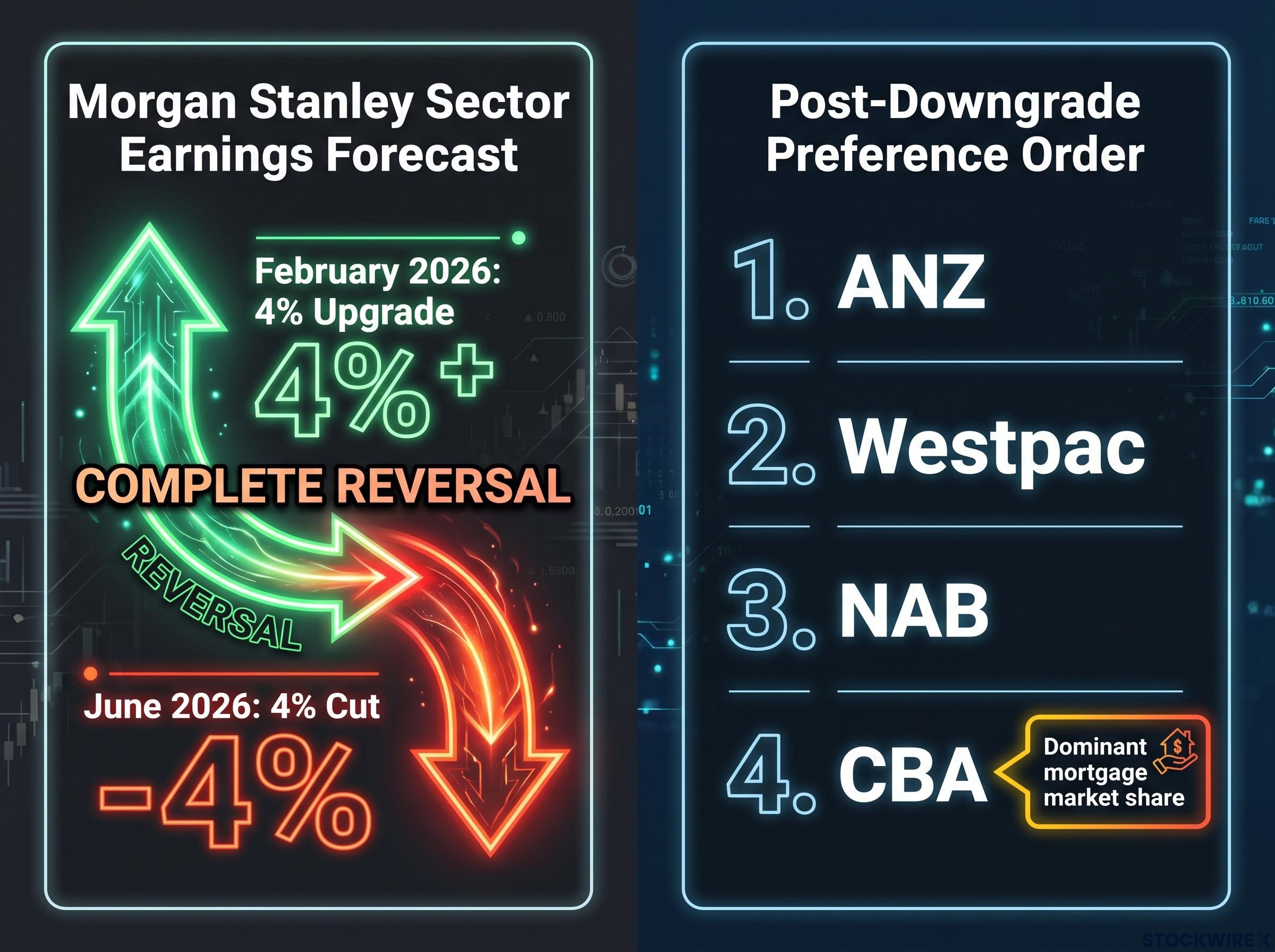 ASX Bank Downgrade & Preference Order