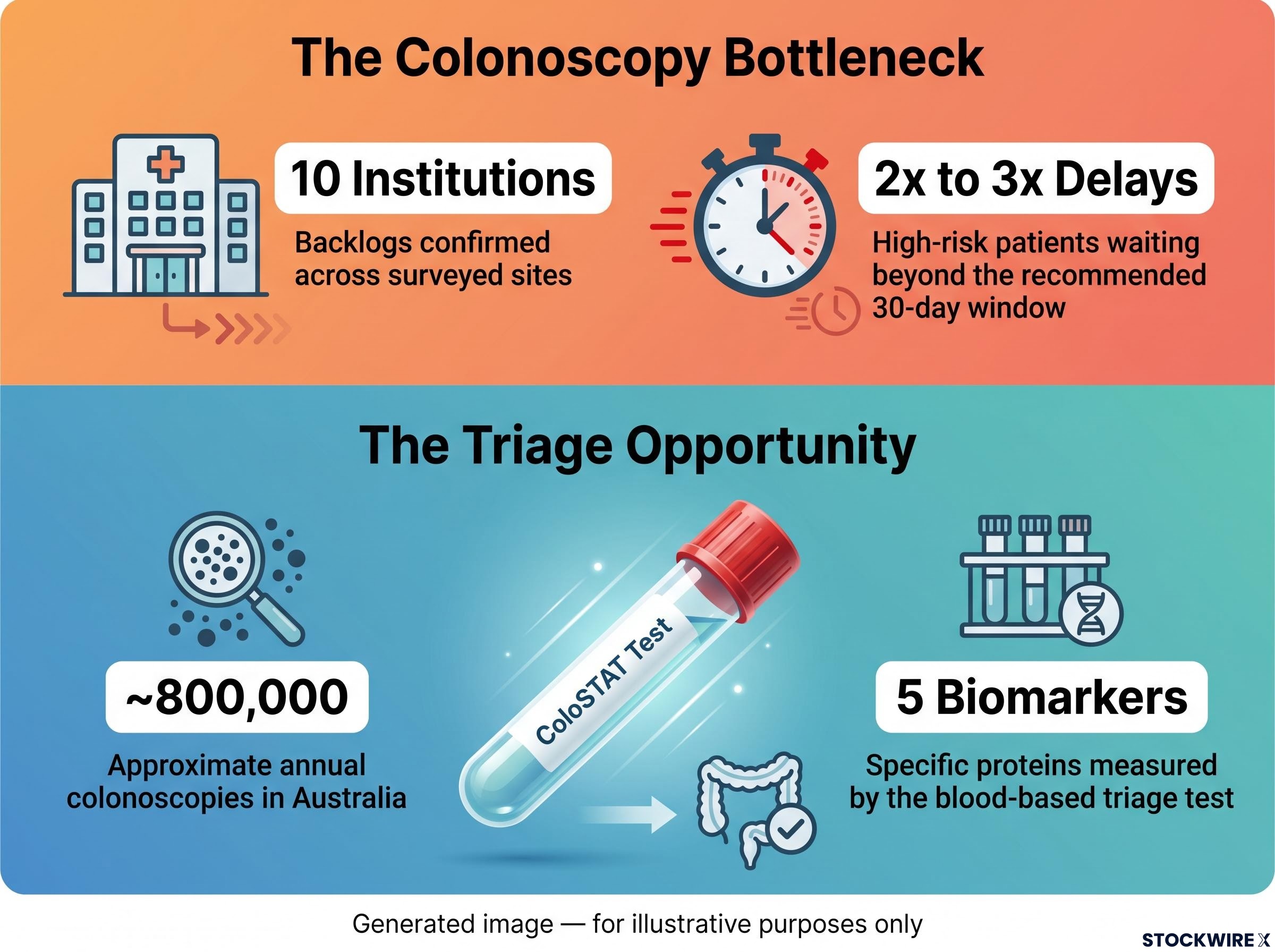 Addressing the Colonoscopy Bottleneck