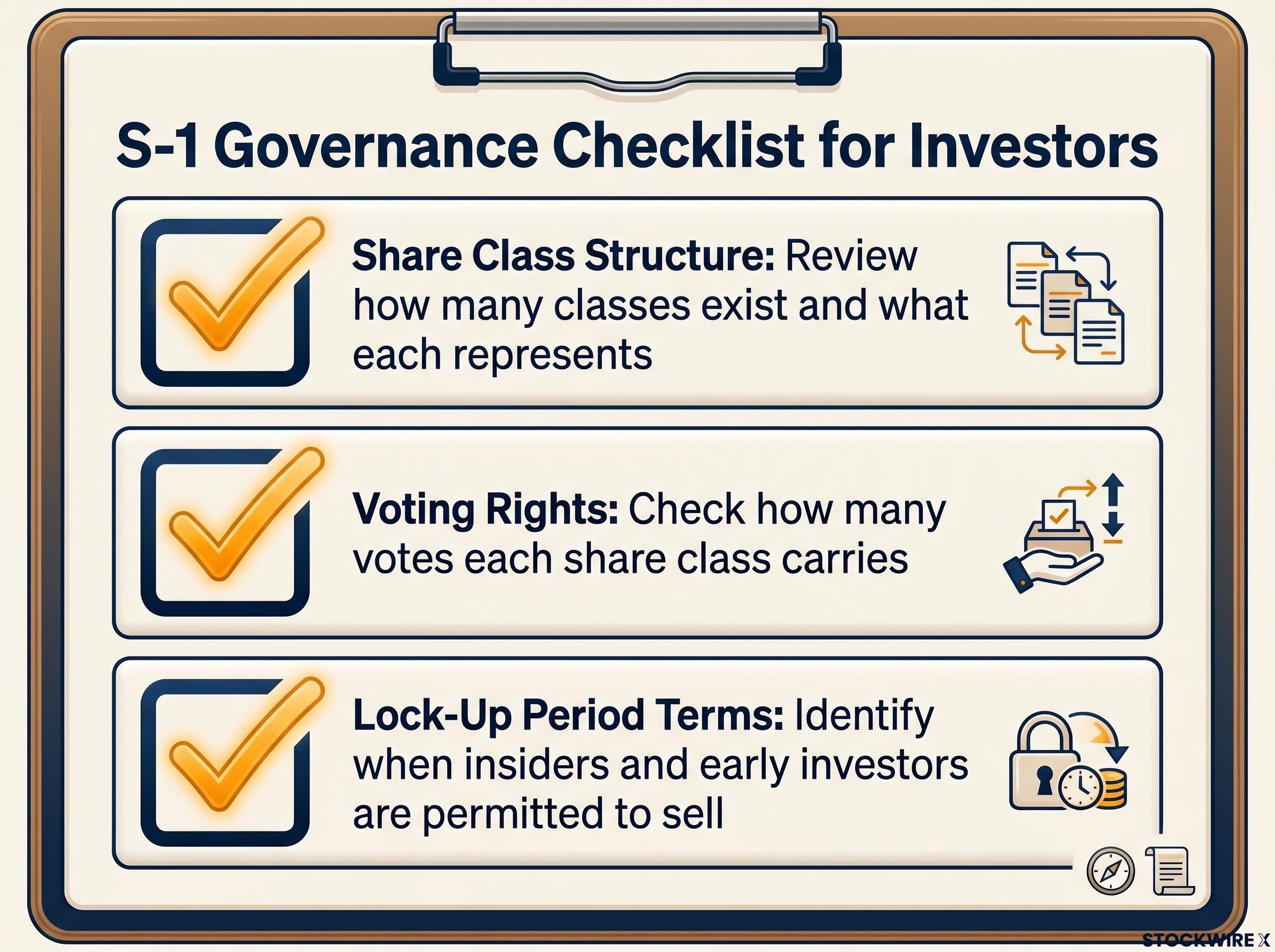 Governance Structure: S-1 Review Checklist