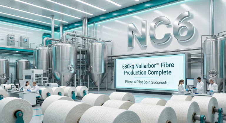 Nanollose Produces 580kg Tree-Free Fibre in Largest Commercial Pilot to Date