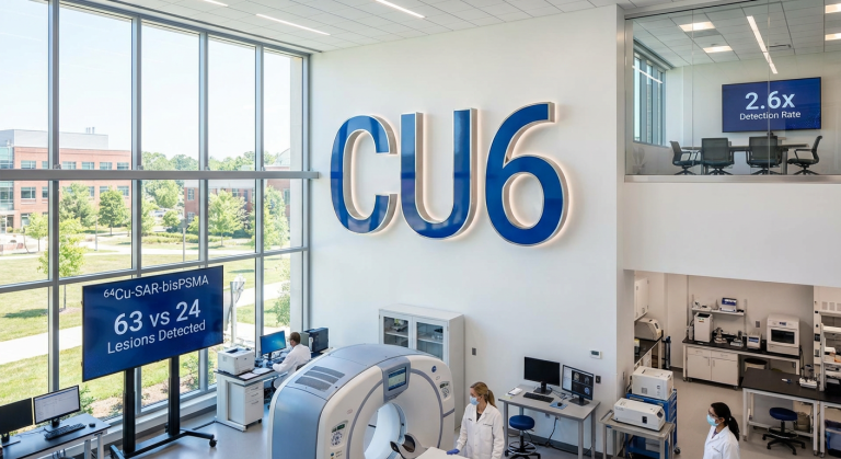 Modern lab with CU6 signage