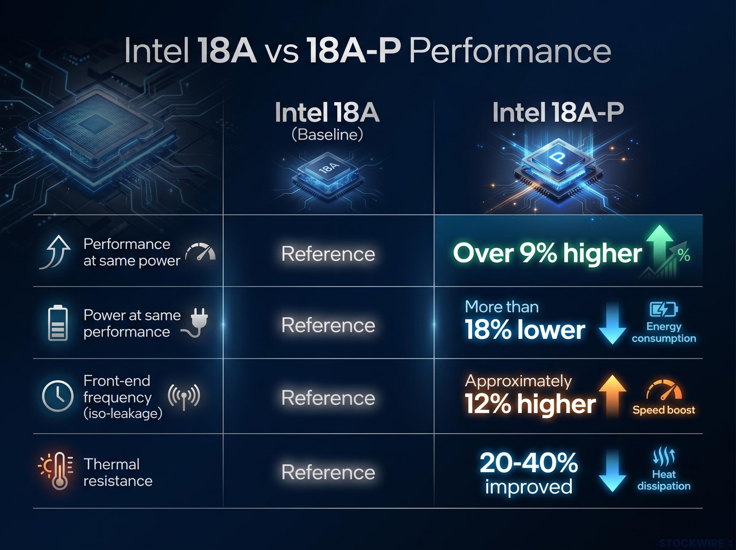 Intel 18A-P Technical Advancements