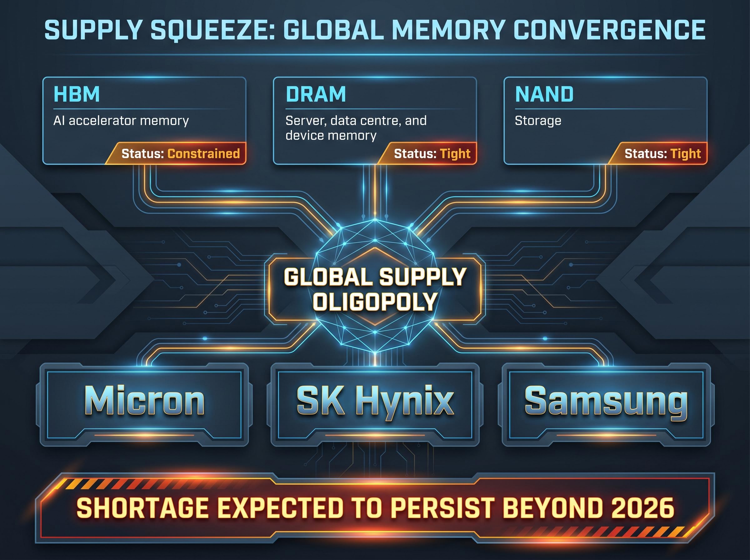 The Global Memory Supply Oligopoly