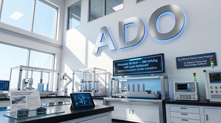Modern lab equipment and displays