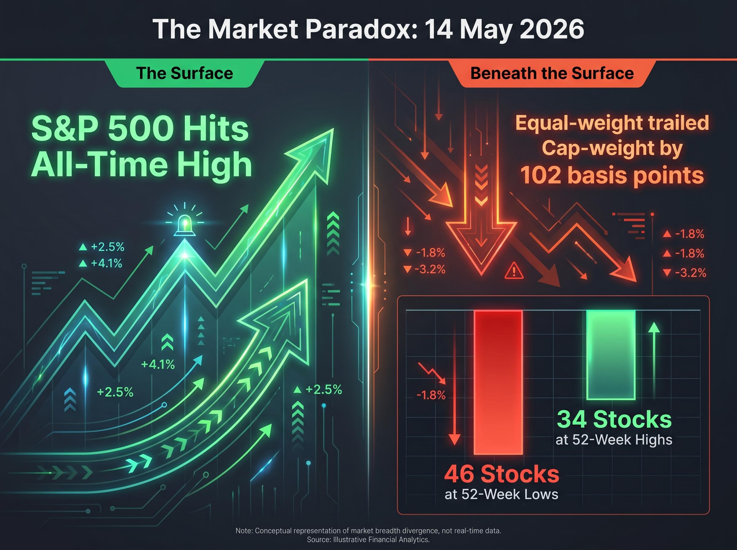 The 14 May Divergence: Headline vs. Breadth