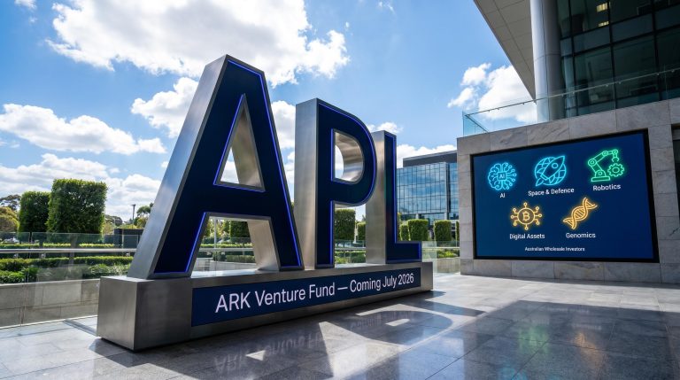 APL sign with fund details